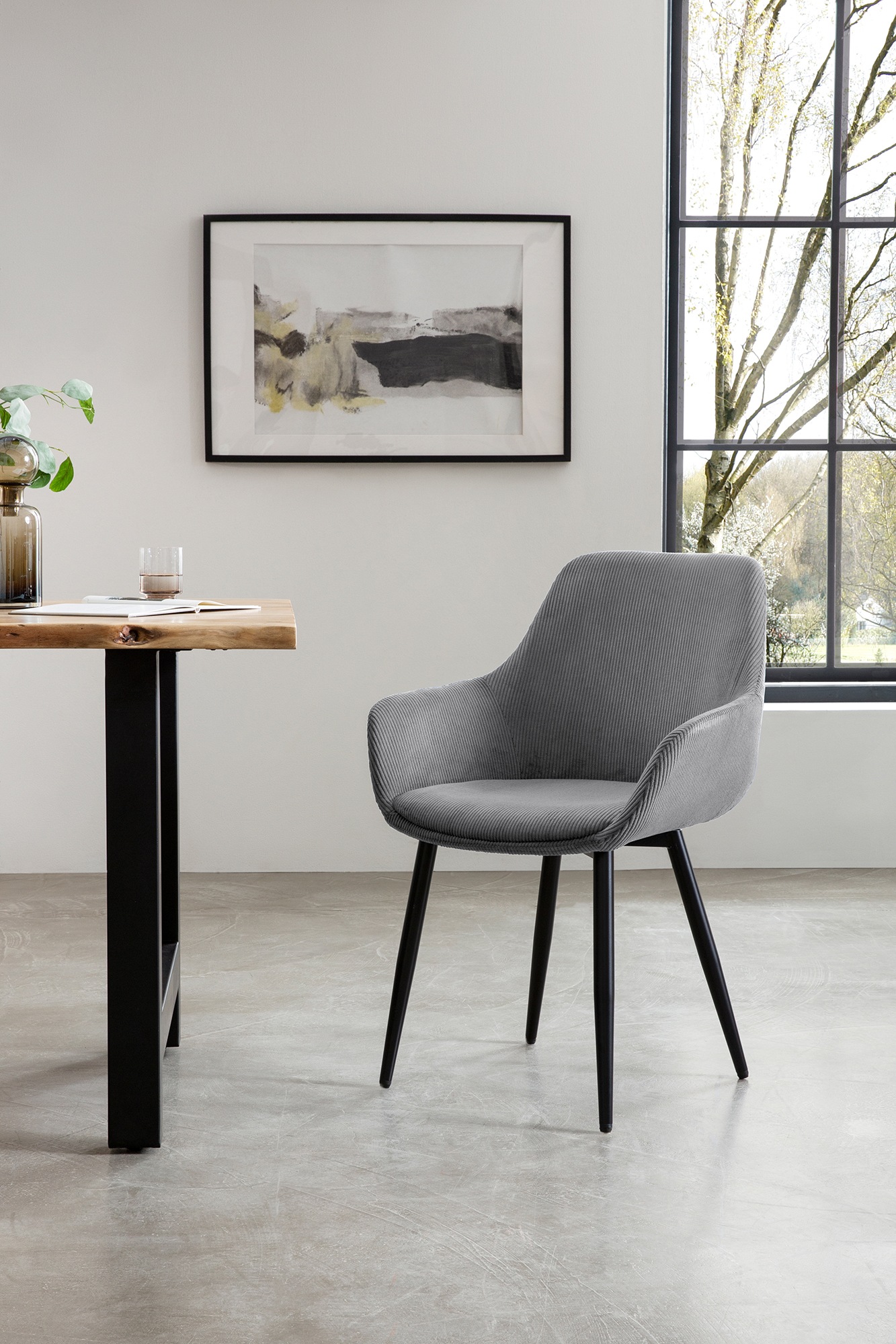 SalesFever Essgruppe »Stilvolle Essgruppe« Set, 5 Stk. tlg. 5-teiliges Massivholz-Set, geölt und doppelt gewachst