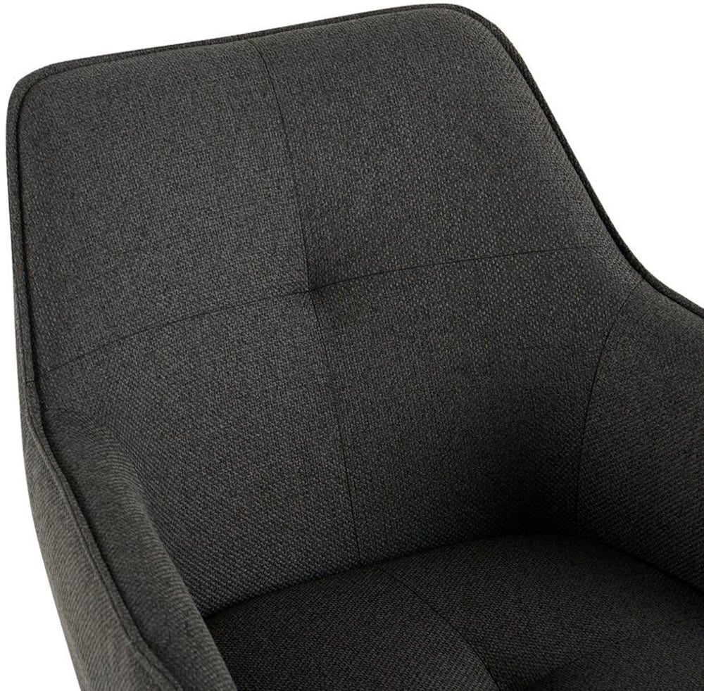 GOODproduct Esszimmerstuhl »Azura, 2er-Set« (Set) 2 Stk.Moderner Armlehnstuhl mit 360 Grad drehbarer Sitzschale in Webstoff
