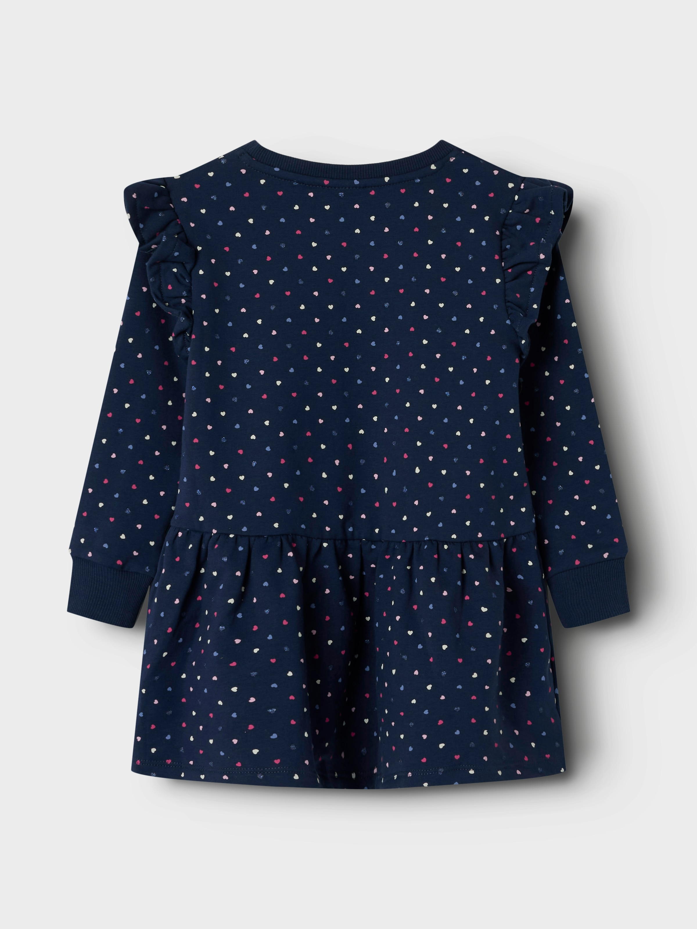 Name It Mini-robe »NMFOEANA LS SWE DRESS BRU PB«