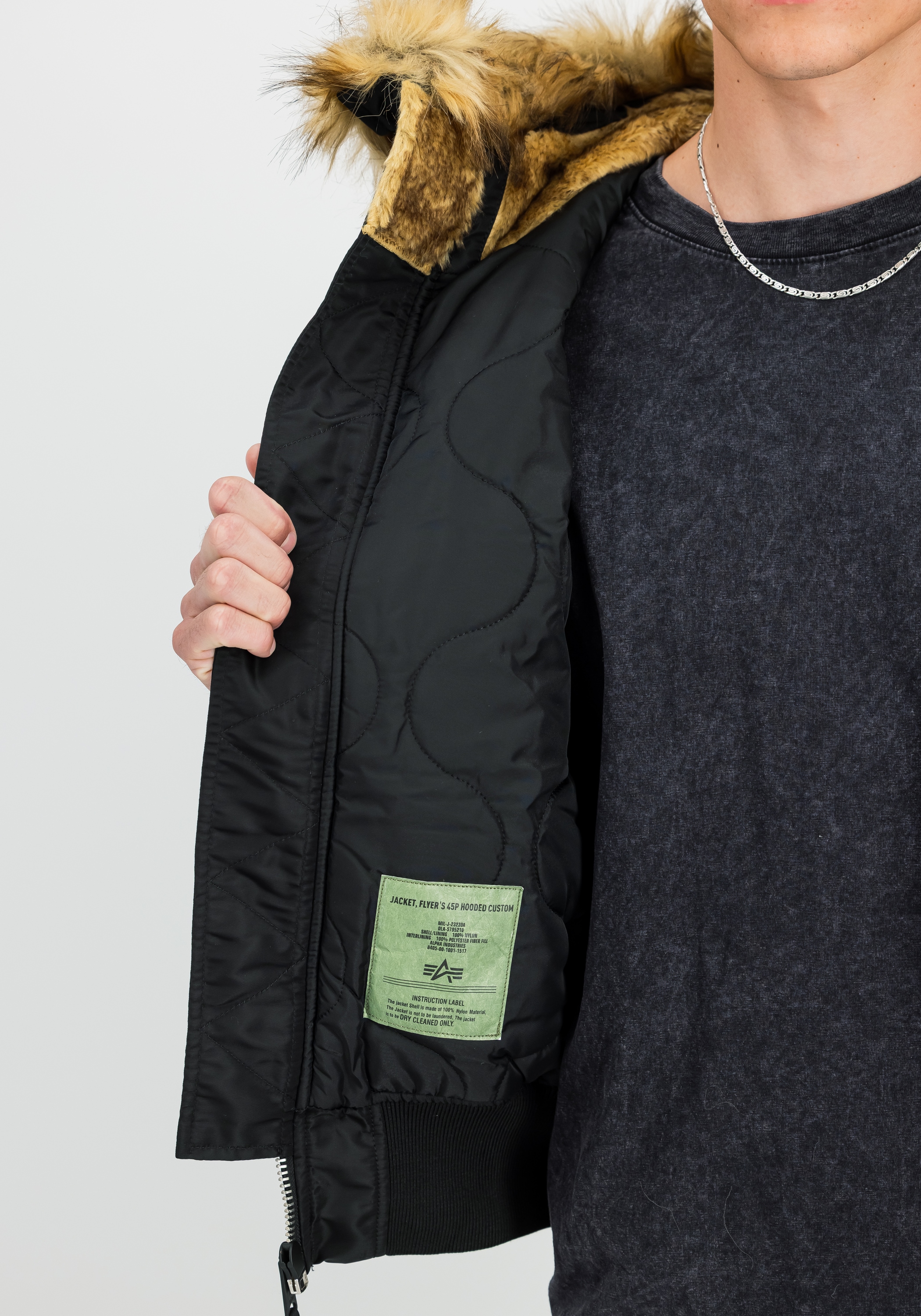 Alpha Industries Veste d'hiver »45/P Hooded Custom«