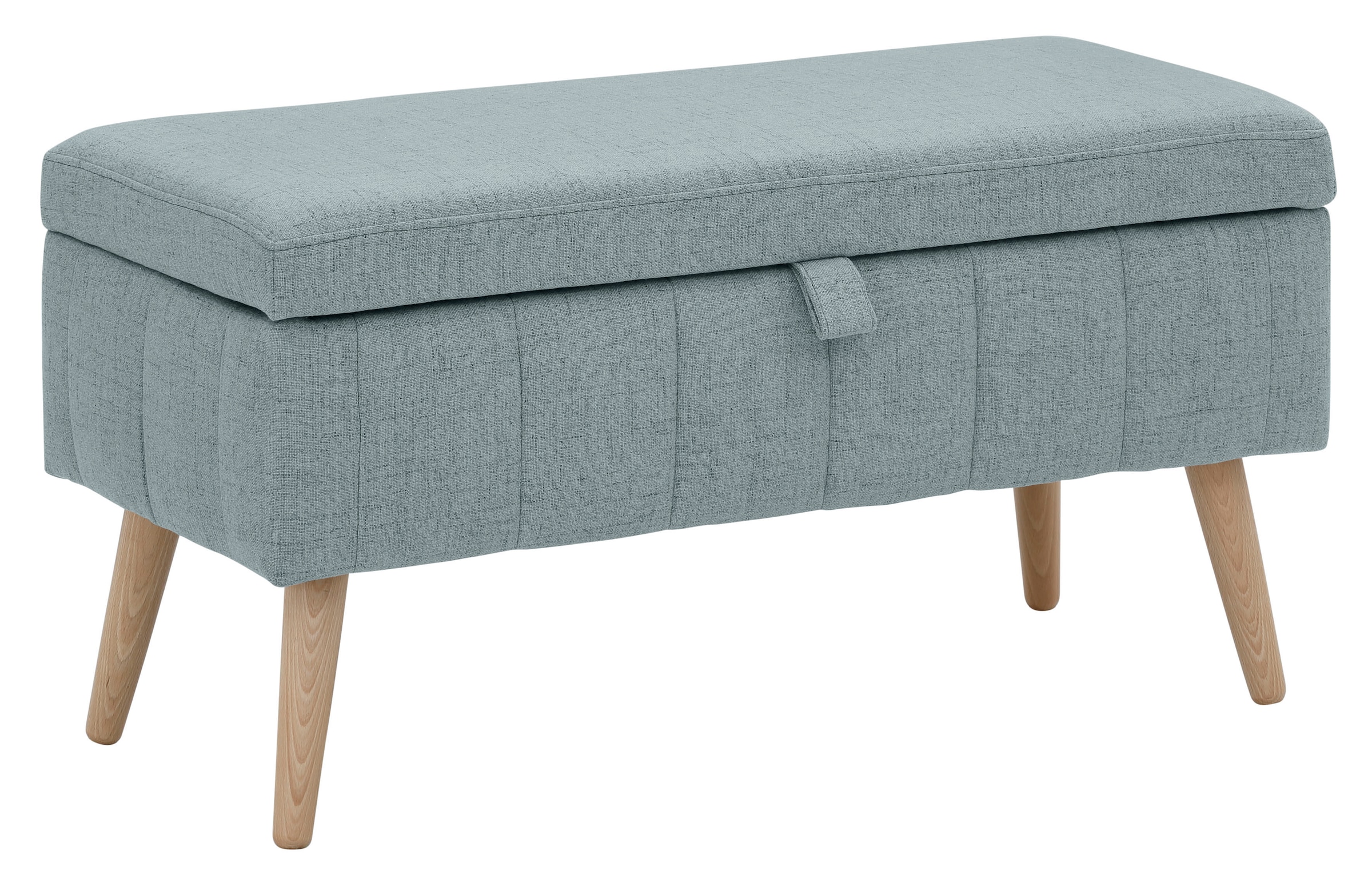 GOODproduct Banc coffre »AMIRA Sitzbank mit Stauraum, Masse B/T/H: 81/36/43 cm« mit Staufach, in 3 Bezugsqualitäten mit feiner Steppung