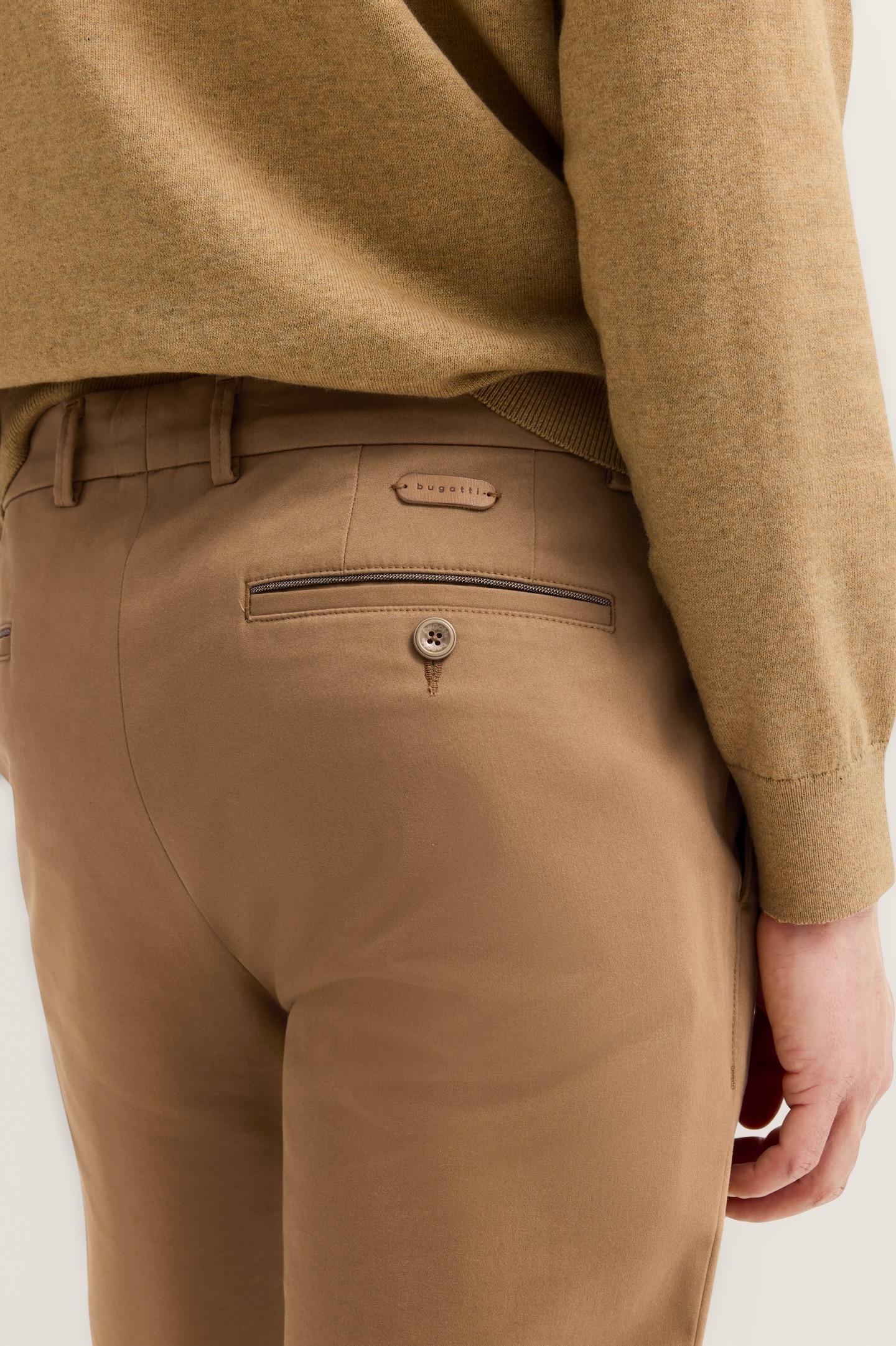 bugatti Chinohose »Modern Fit«  mit Luxury Power Stretch