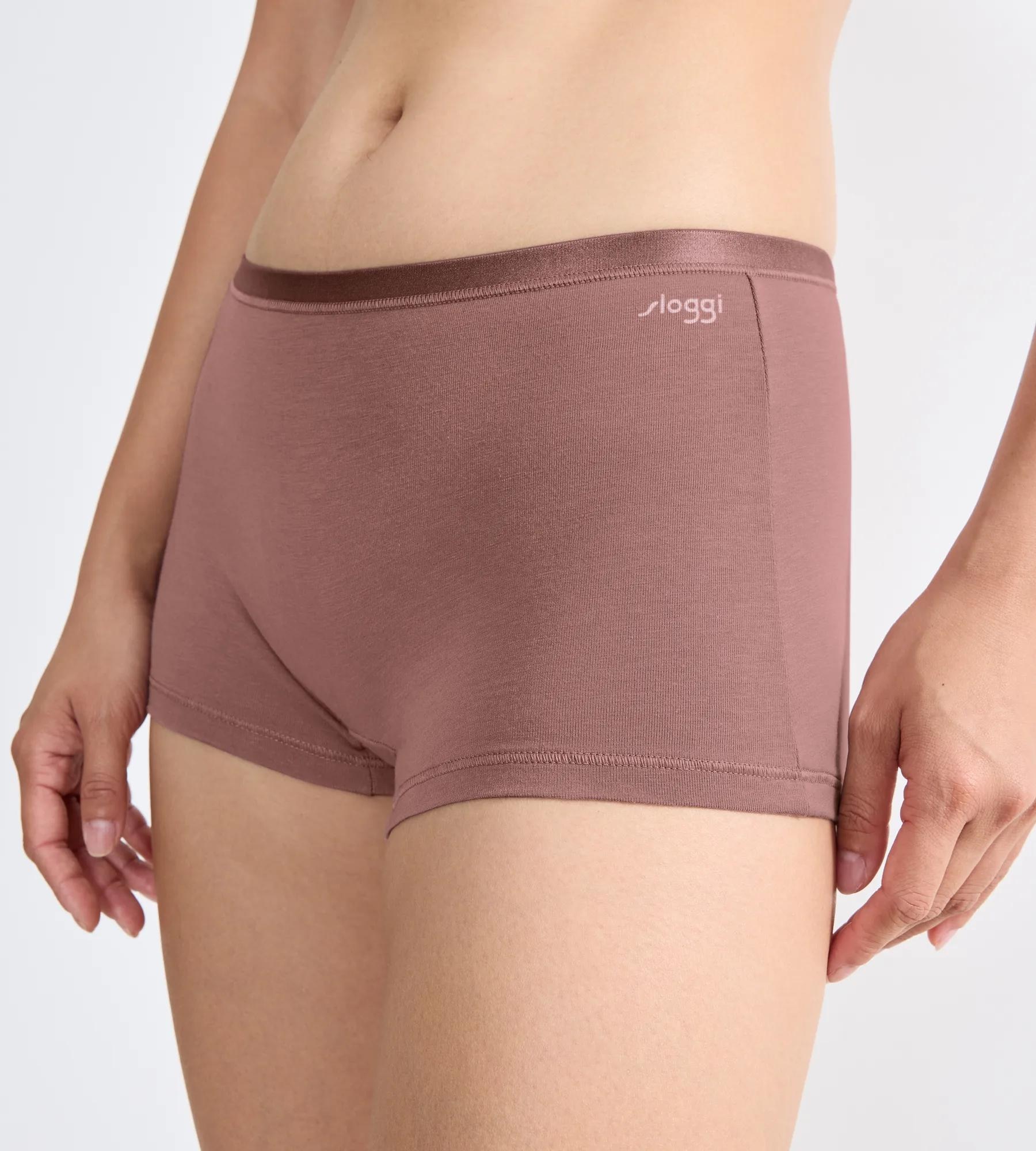 sloggi Panty »GO Daily Cotton« Glanz-Effekt Details, elastisch, bequem, Baumwollmix