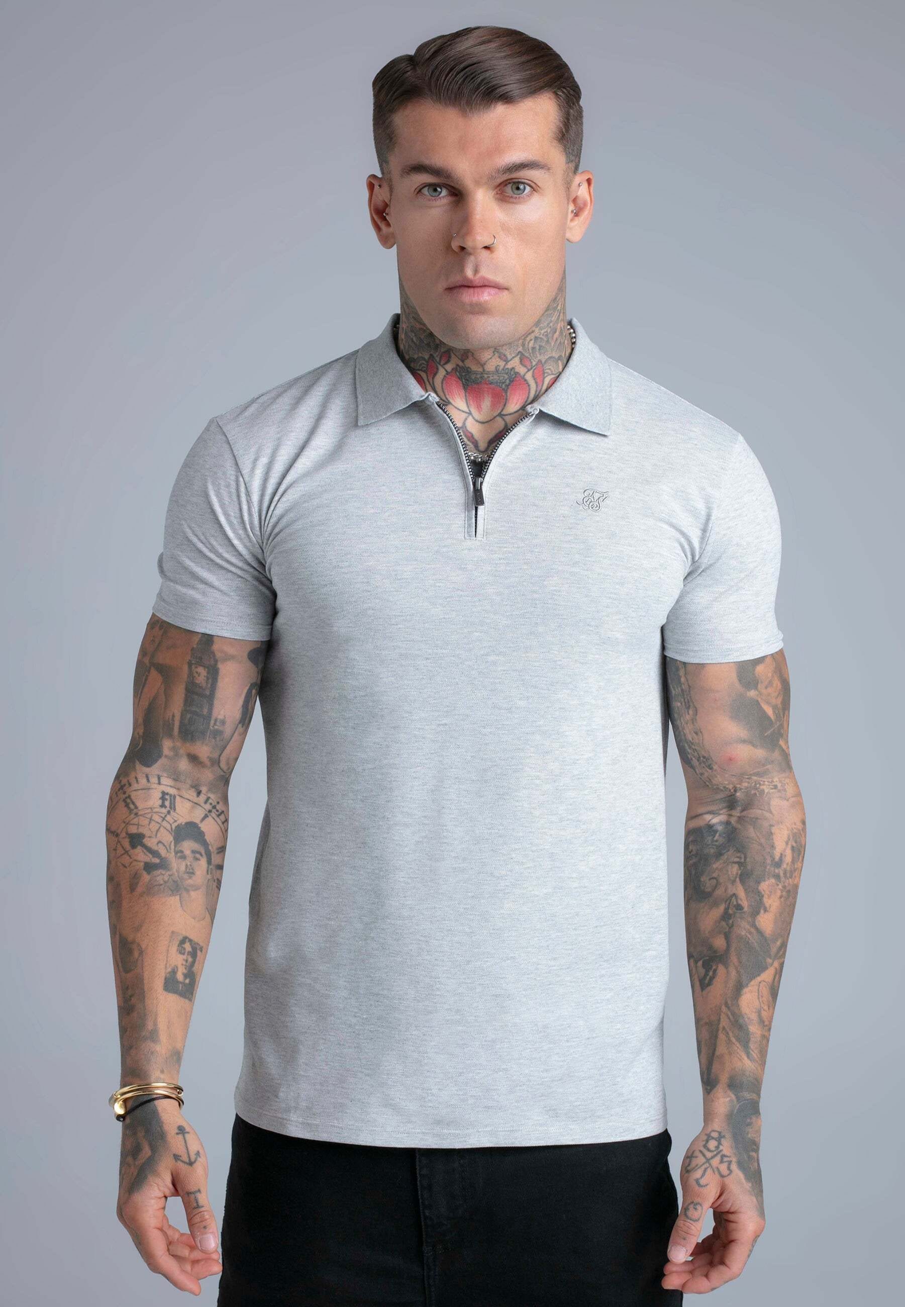 Siksilk Poloshirt »Siksilk Polo Zip«
