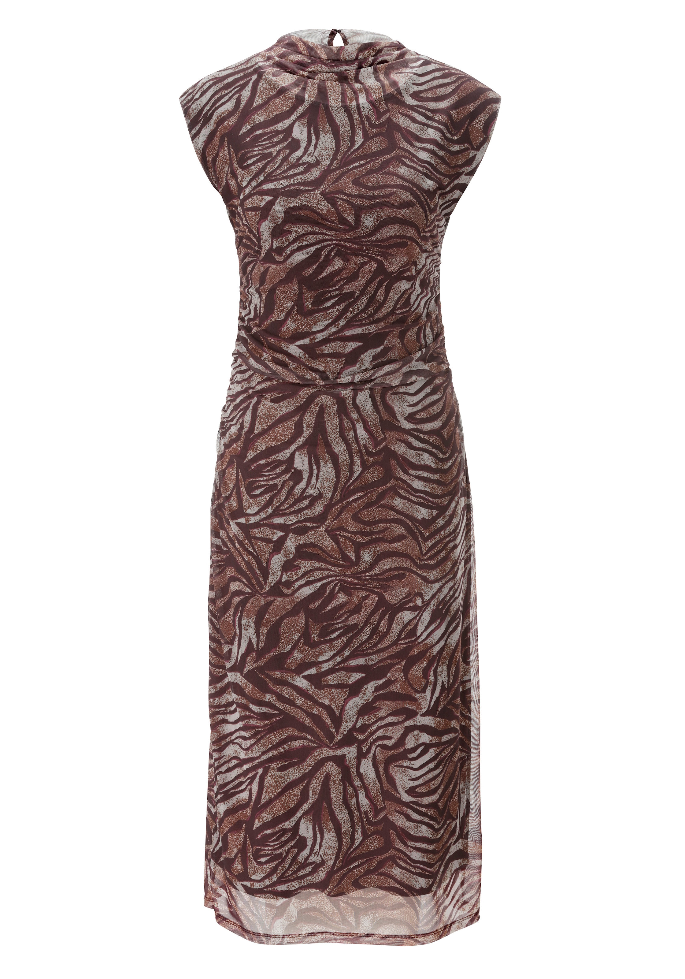 Aniston SELECTED Robe midi In Mesh-Qualiät und im angesagten Animalprint - NEUE KOLLEKTION