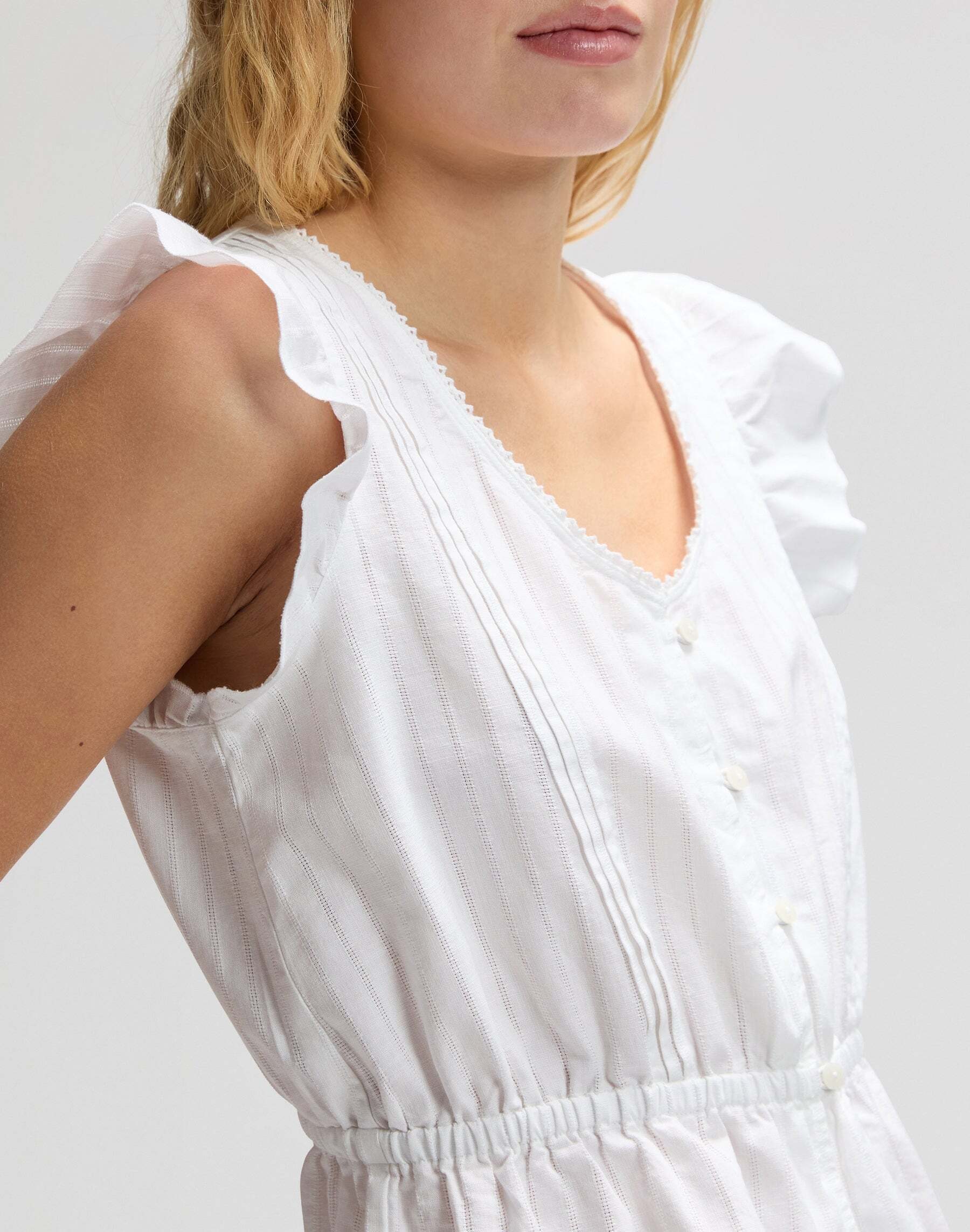 Lee® Kurzarmbluse »Lee Kurzarmbluse Ruffle Sleeve«