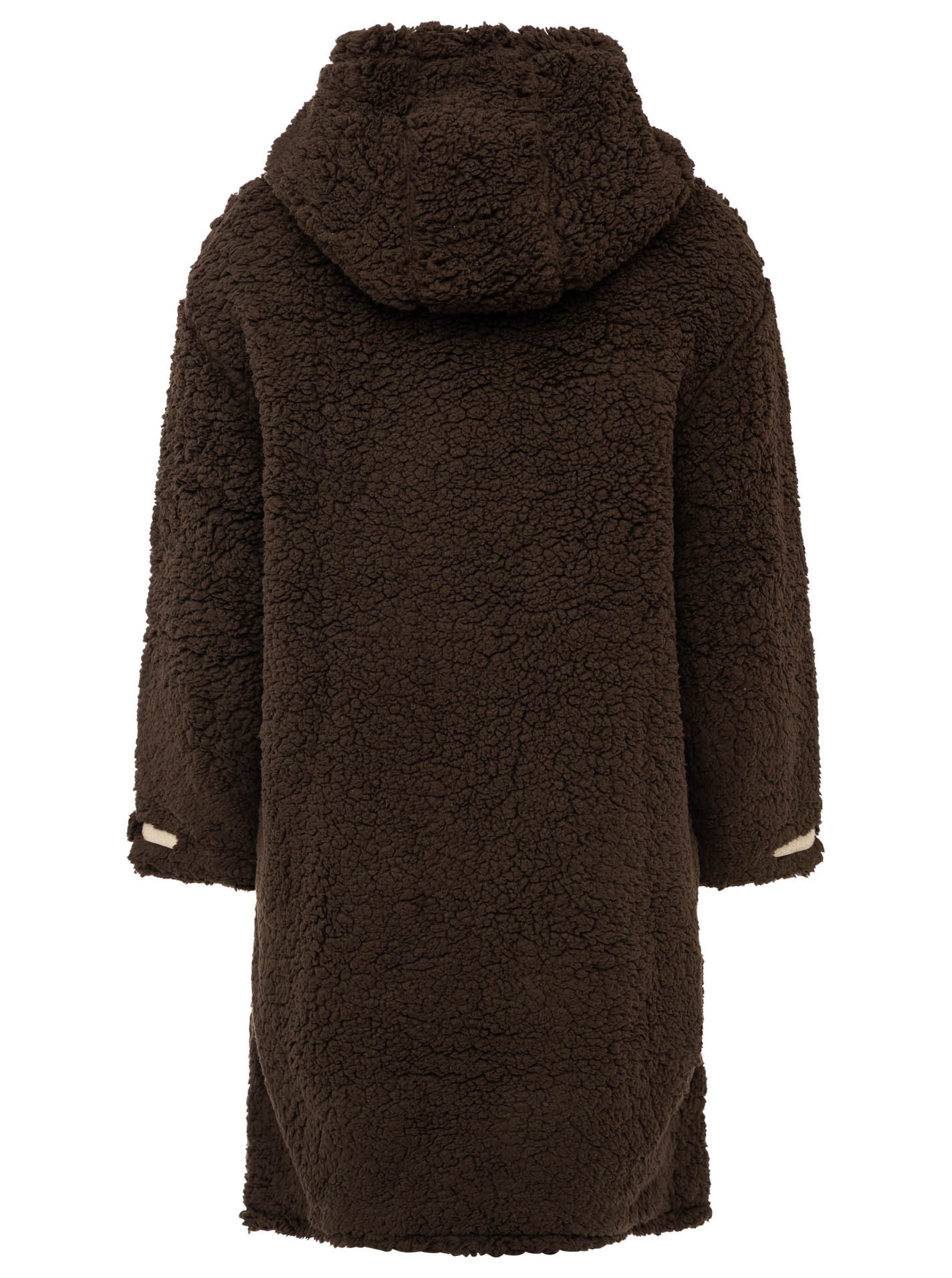 Zwillingsherz Kurzmantel »"Oversize Teddy Windjacke ZH"« weiches Teddy-Material, Kapuze, Reissverschluss, seitliche Taschen