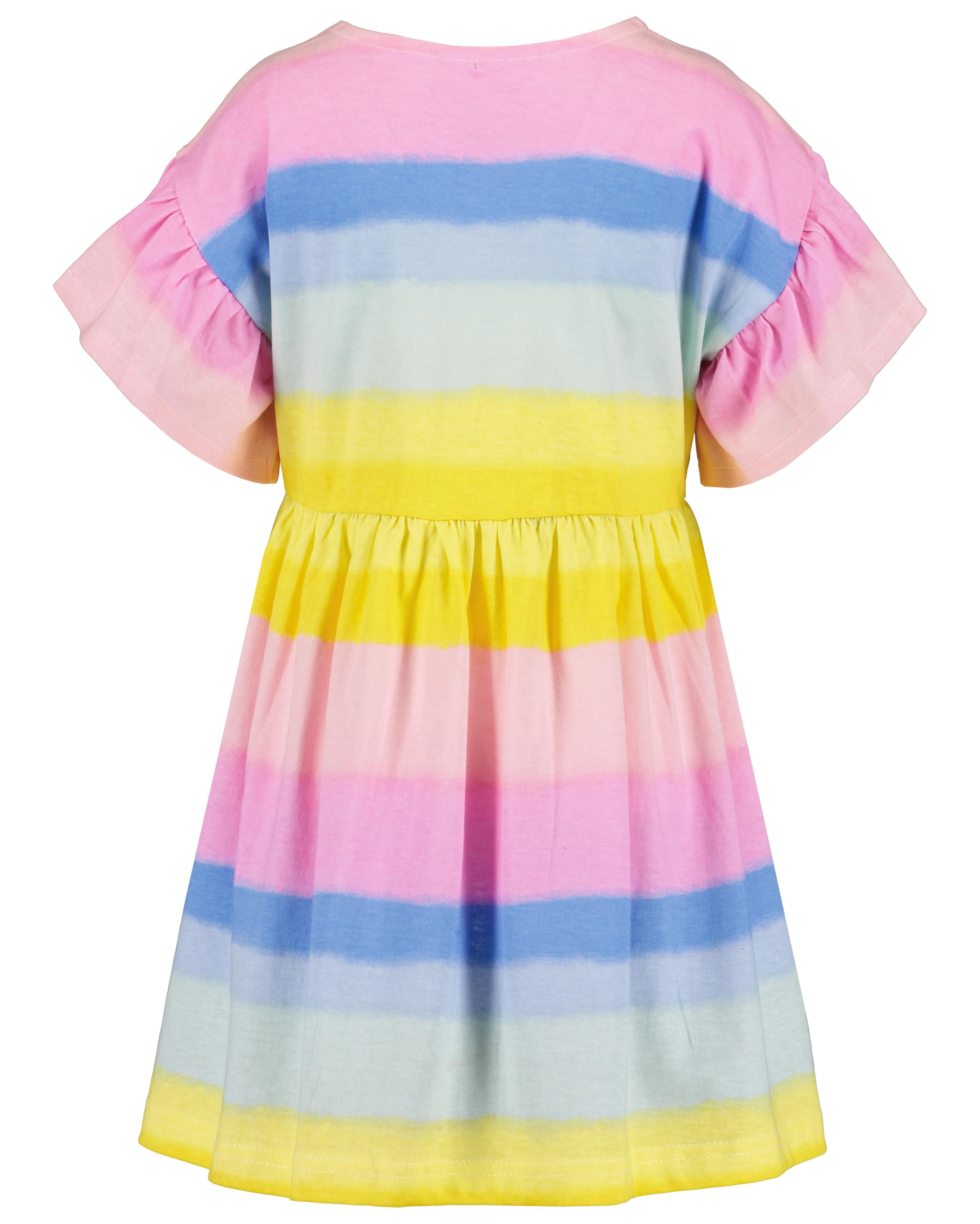 Blue Seven Sweatkleid 1 tlg. tlg. mit süssem Volants an den leicht überschnittenen Schultern