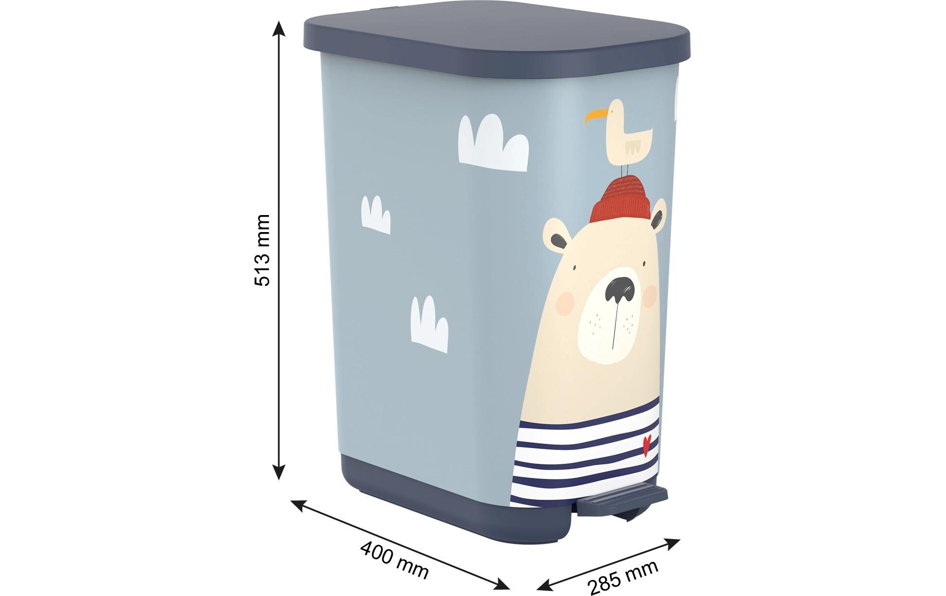 Rotho Babydesign Windeleimer »Yuma Bär Ahoi 35 l«