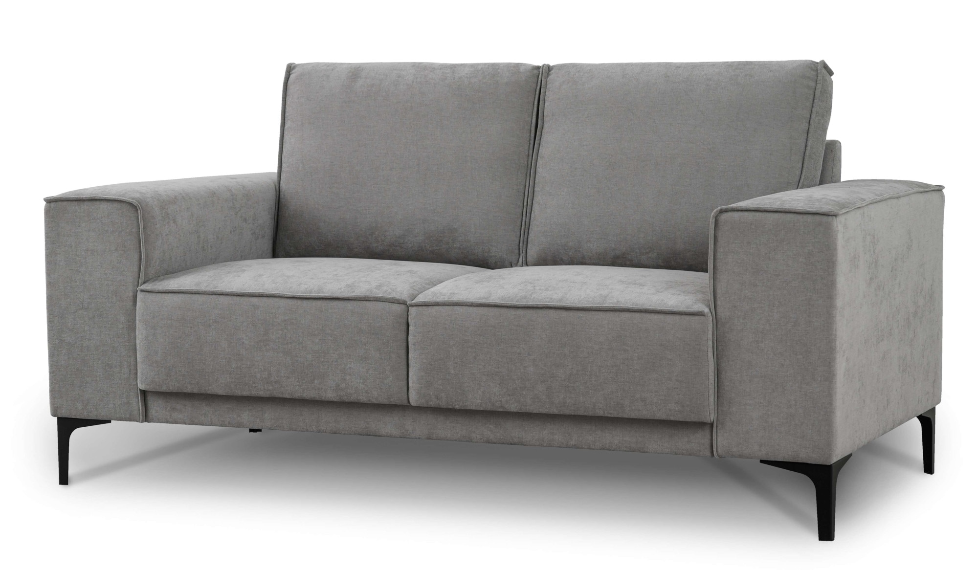 GOODproduct 2-places »OLAND Struktur fein, Sofa, B: 164 cm, Skandi-Design« 164 cm, suspension à vagues, design scandinave, pieds en métal