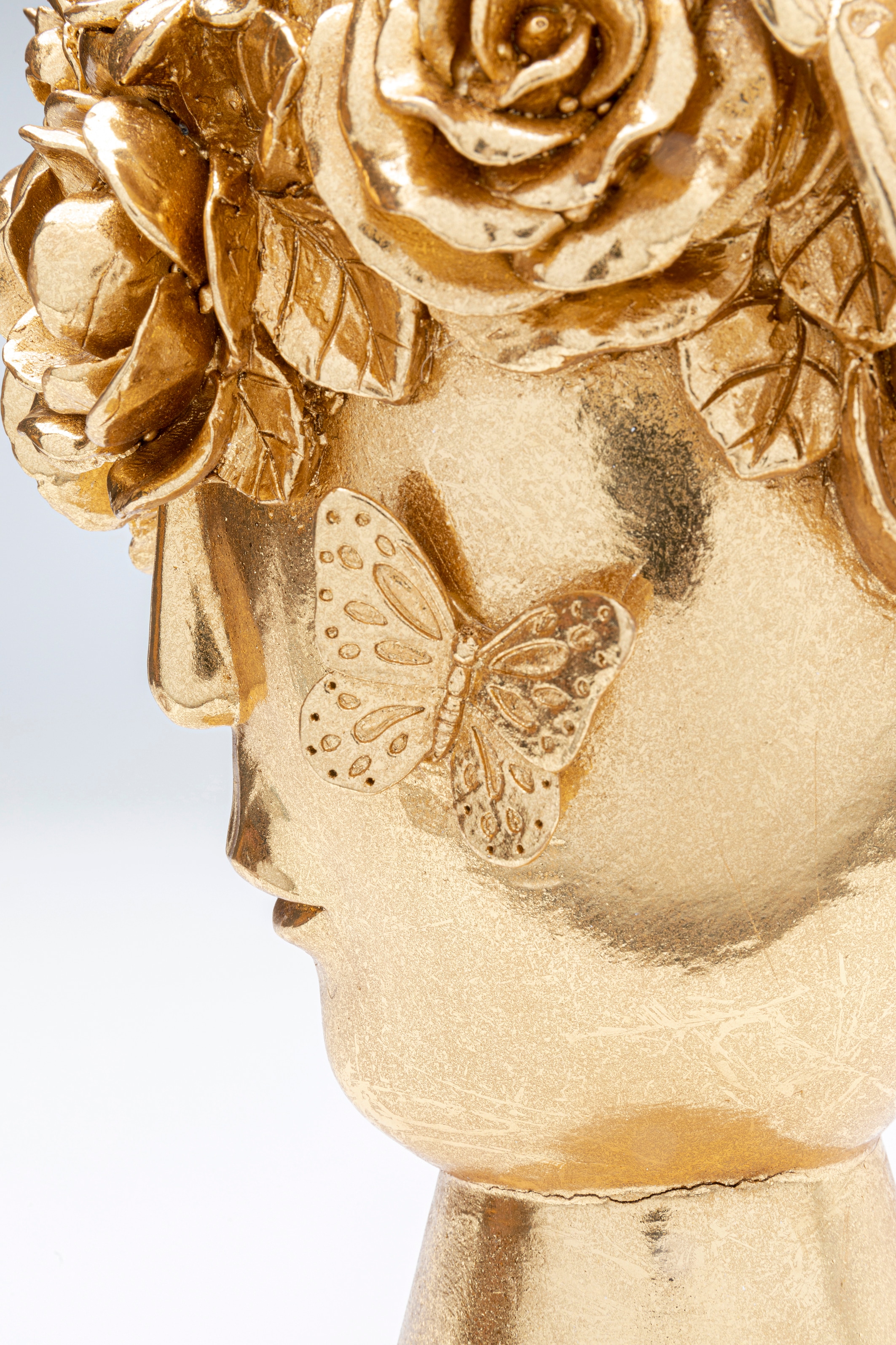 Kare Design Vase décoratif »Deko Vase Flowercrown Gold 20cm«