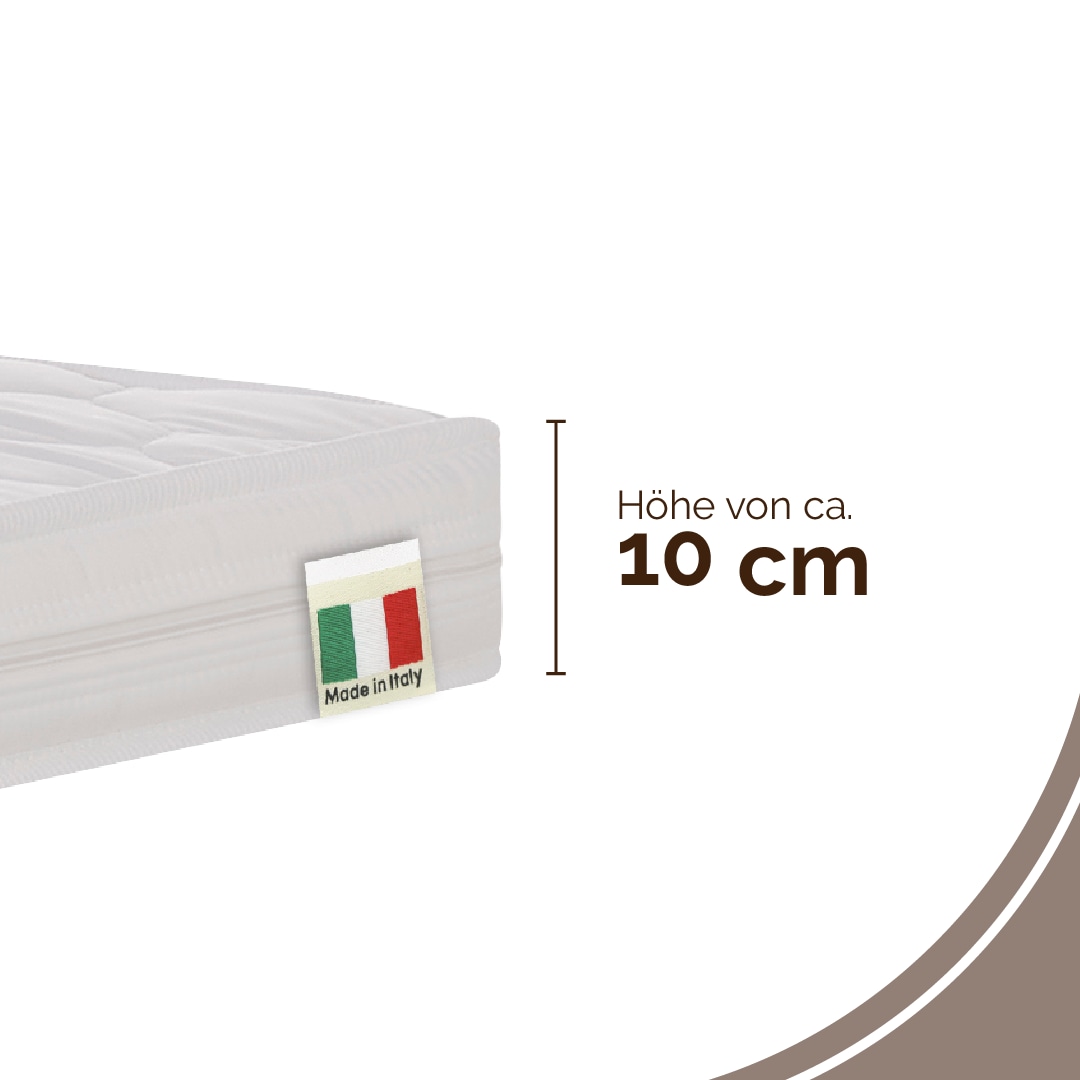 DI QUATTRO Komfortschaummatratze »Matratze Caravan« 10 cm hoch Raumgewicht: 28 kg/m³ 1 Stk. tlg. Matratze in verschiedenen Grössen erhältlich, atmungsaktive Matratze