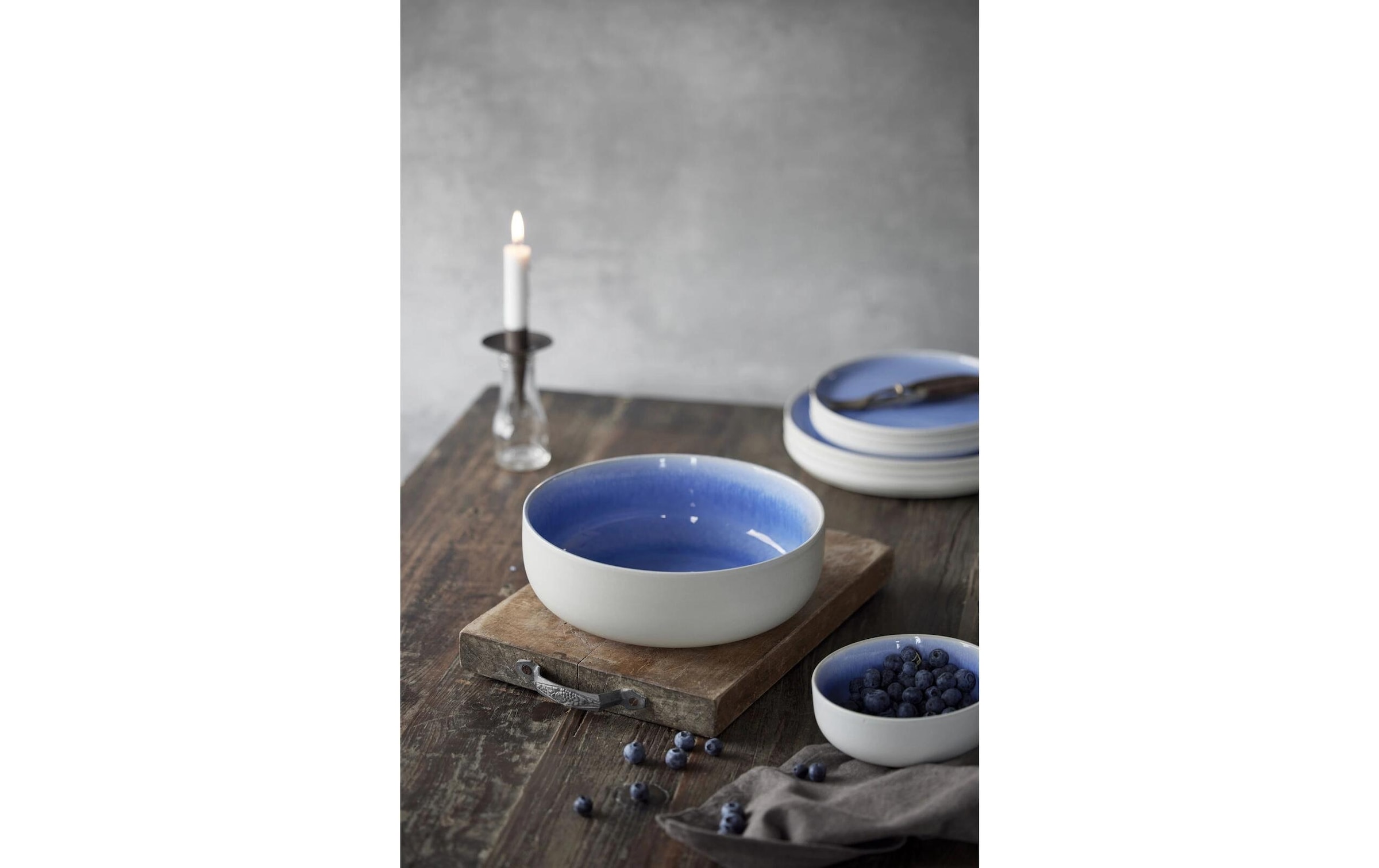   Schale »Studio Round North 25 cm, 1 Stück« aus Steingut