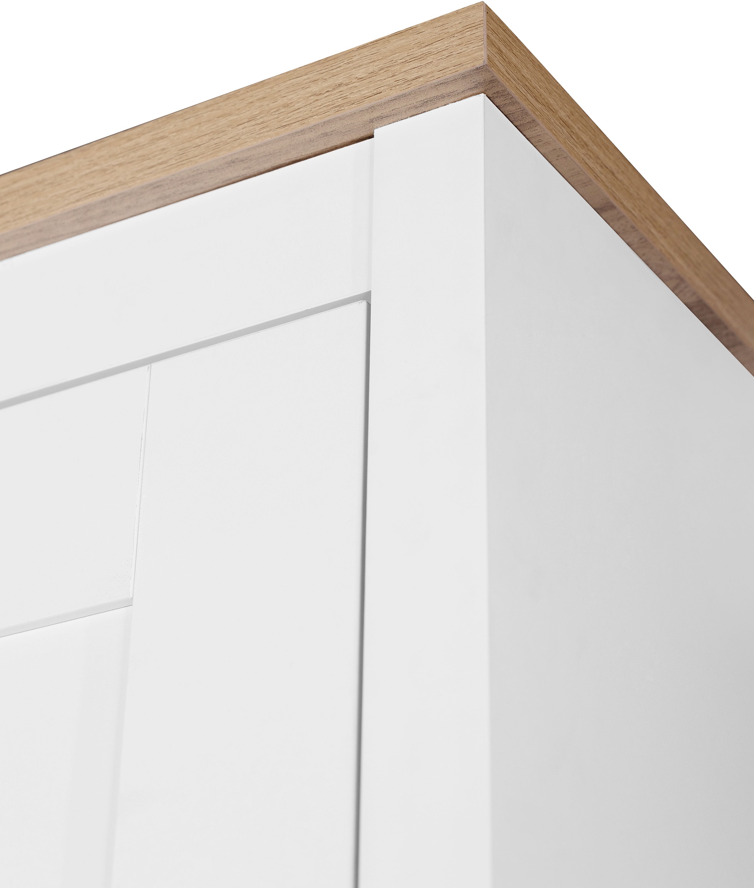 GOODproduct Armoires à vêtements »Büsum Schlafzimmer Schrank« stabile robuste Bauweise mit optimaler Aufteilung,  Schlafzimmerschrank Landhaus Design Garderobe Schrank Bestseller