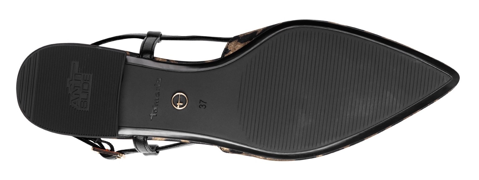 Tamaris 1100000002199  talon bloc, chaussure d'été avec élément décoratif élégant