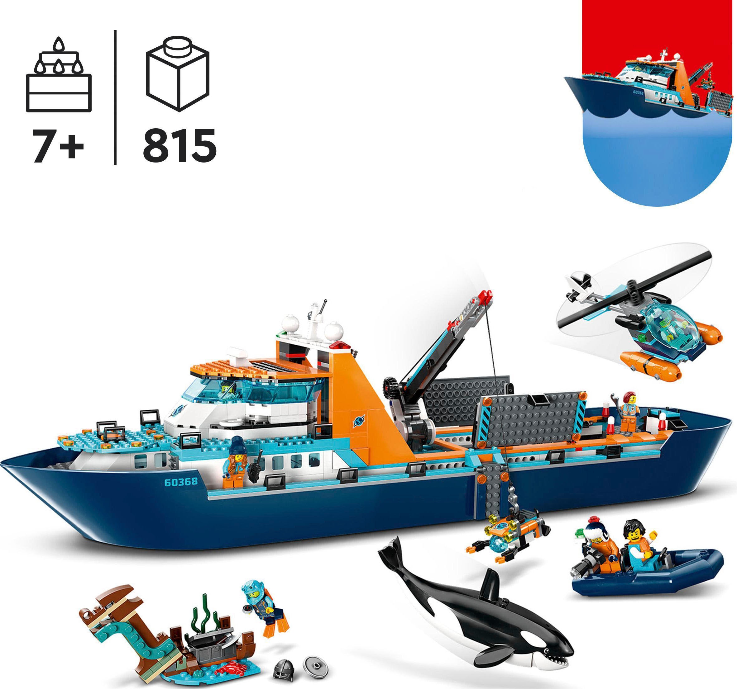LEGO® Pions de construction »Arktis-Forschungsschiff (60368), LEGO® City« Made in Europe