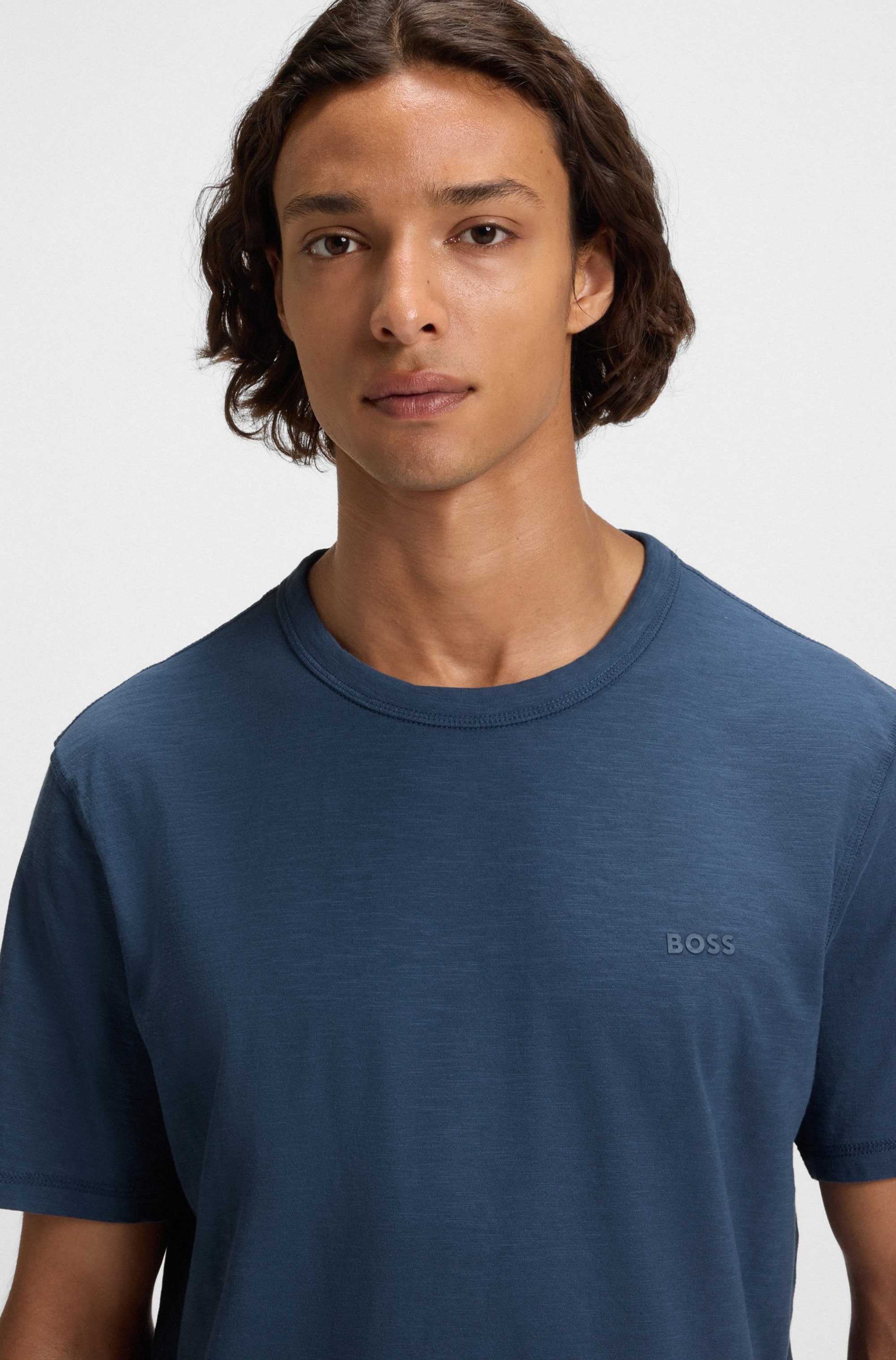 BOSS ORANGE T-shirt »Tegood« Rundhalsausschnitt, Regular Fit, Logoschriftzug