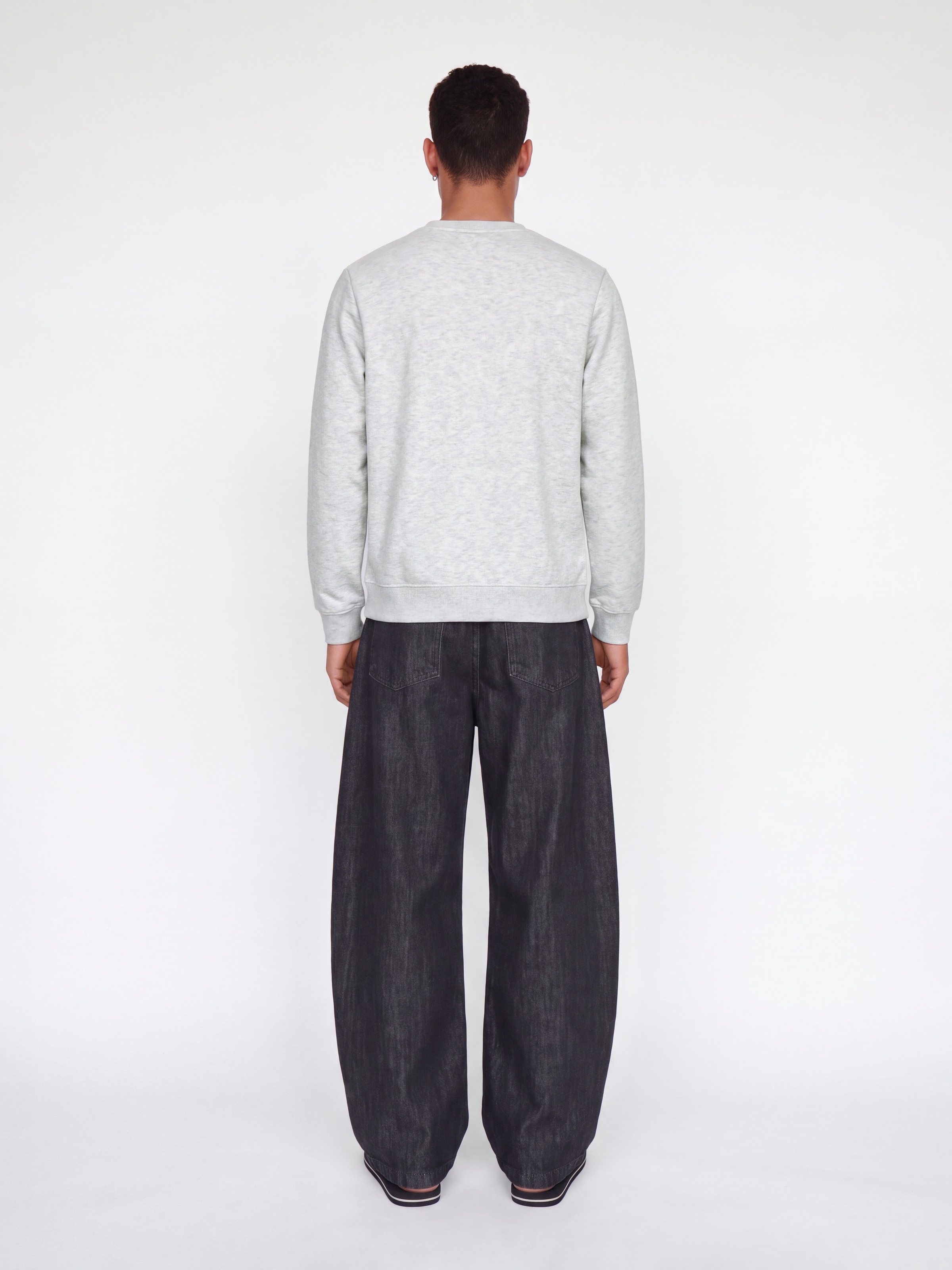 Jack & Jones Sweat-shirt »JJBENSON SWEAT CREW NECK«, mélange de matériaux, coupe régulière
