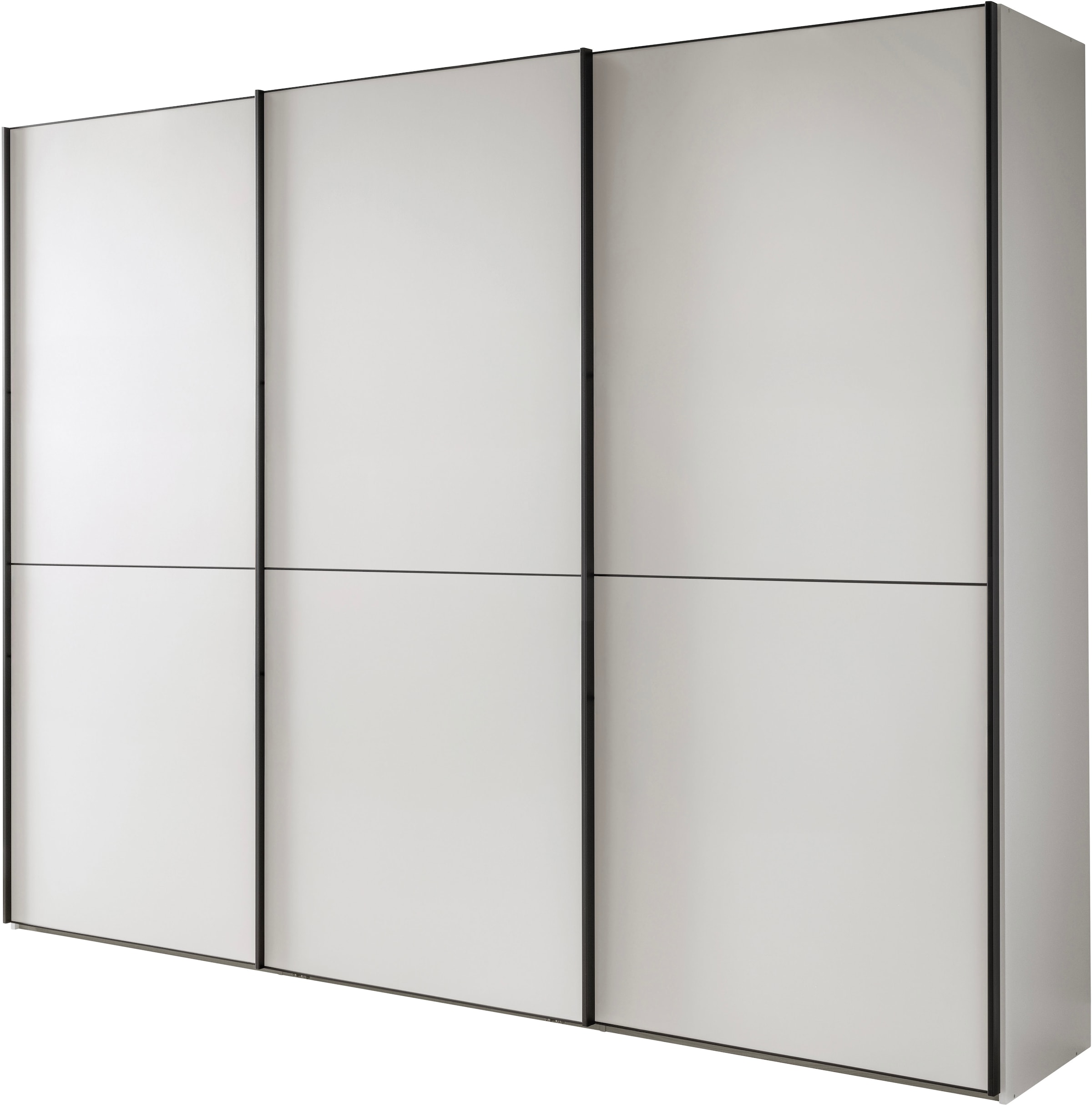 WIEMANN Armoire à portes coulissantes »Phoenix, Made in Germany, modernes Design, Highlight, Blickfang« ,  espace de rangement maximal, y compris étagères, étagères à linge et amortisseurs