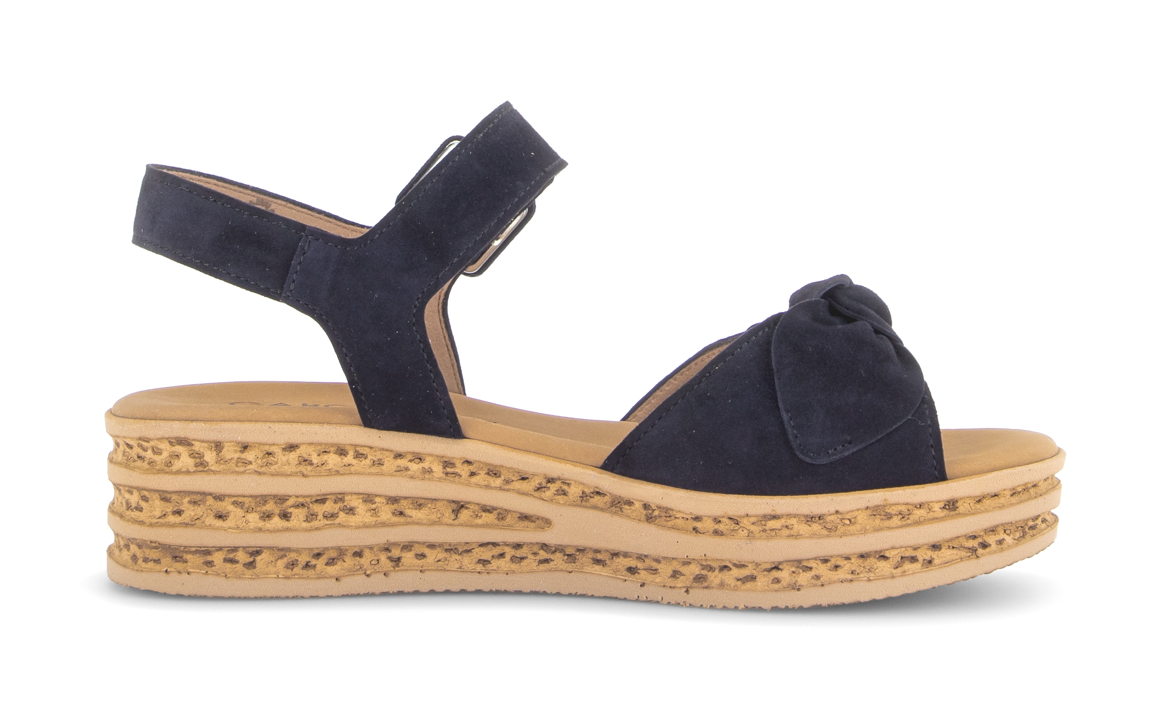 Gabor Keilsandalette  , Sommerschuh, Riemchensandale mit praktischen Klettverschlüssen