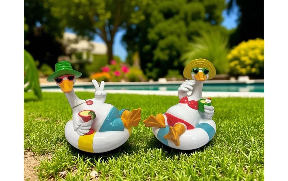   Figure de jardin »Dameco Ente «Beach» 2 Stück«