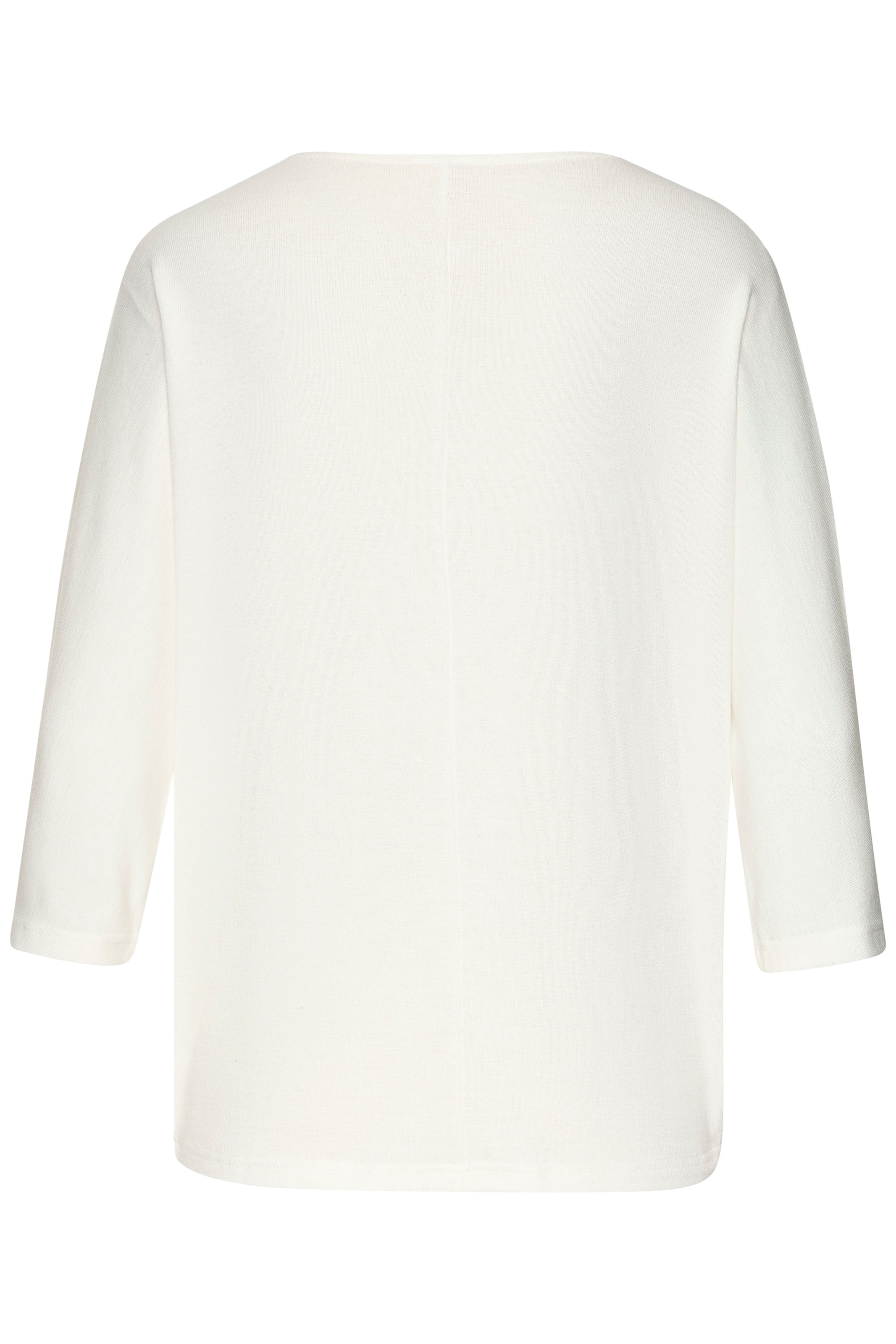 LASCANA Shirt à col rond »mit funkelnden Strass-Steinen« aus weichem Viskose-Strick