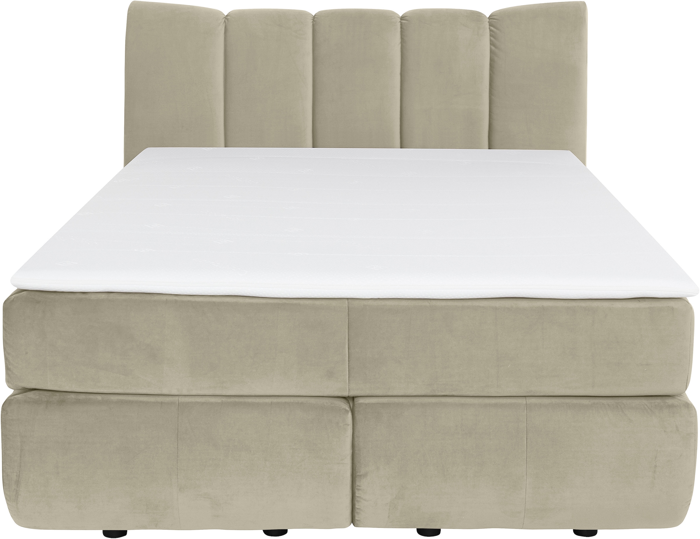 Leonique Boxspringbett »Océane« Bodenfrei- wirkt freischwebend, verschiedene Härtegrade (auch H4)