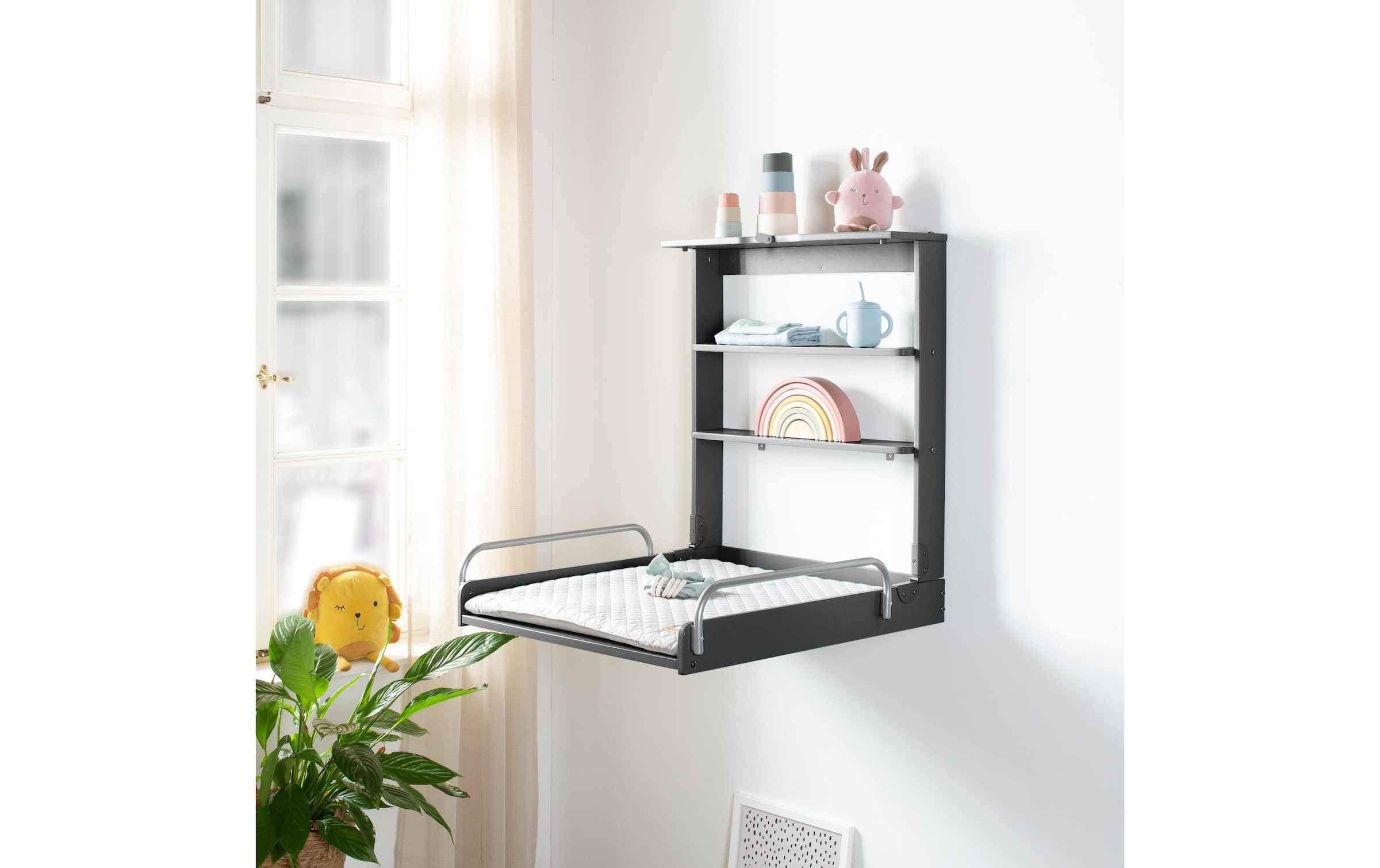 roba® Wickelkommode »roba Wandwickelregal «