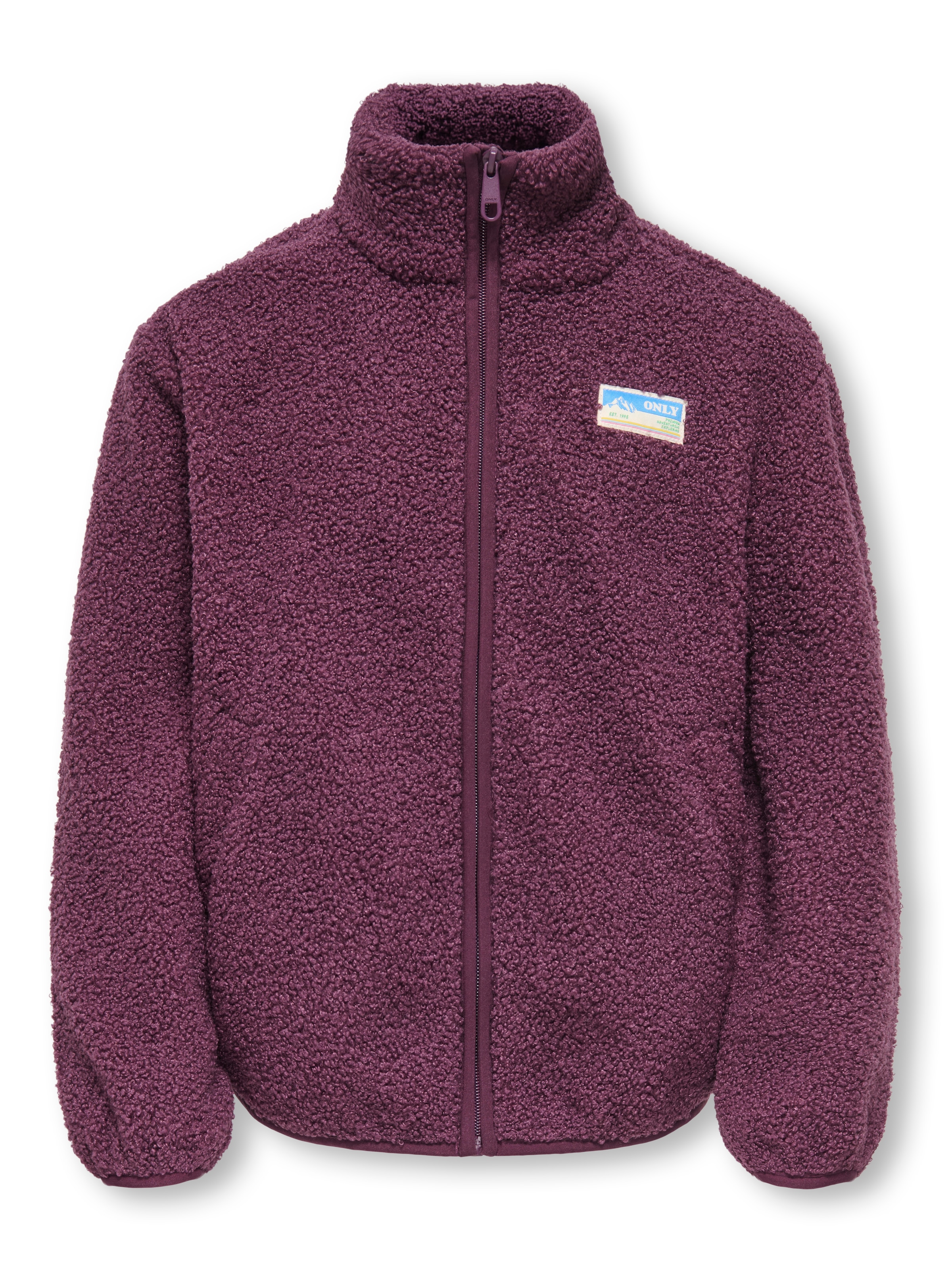 KIDS ONLY Fleecejacke »KOGEVA LIFE TEDDY JACKET CP OTW NOOS« ohne Kapuze