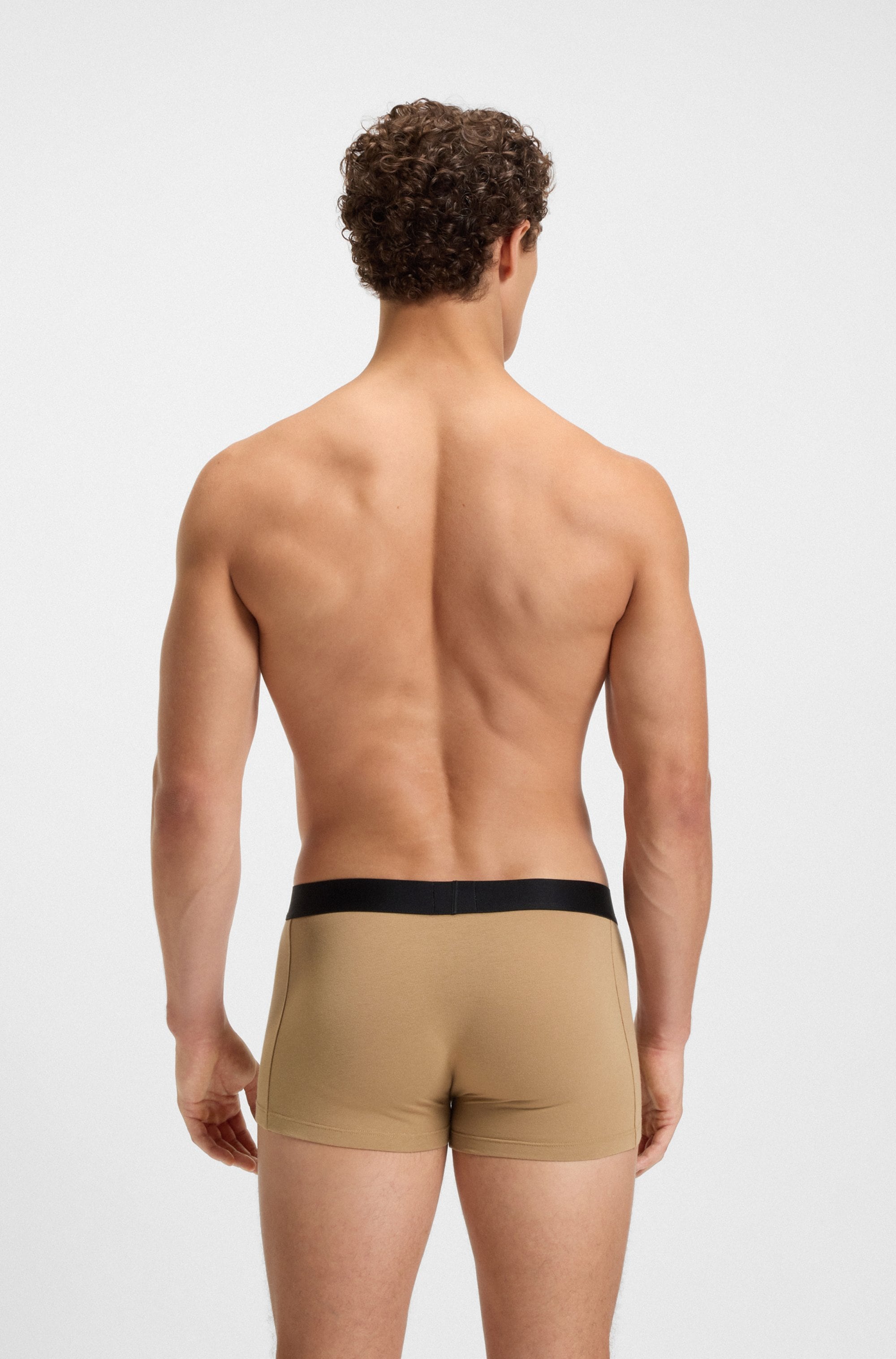 BOSS Trunk »3P Trunk BOSS ONE« mit unifarbenen Bund