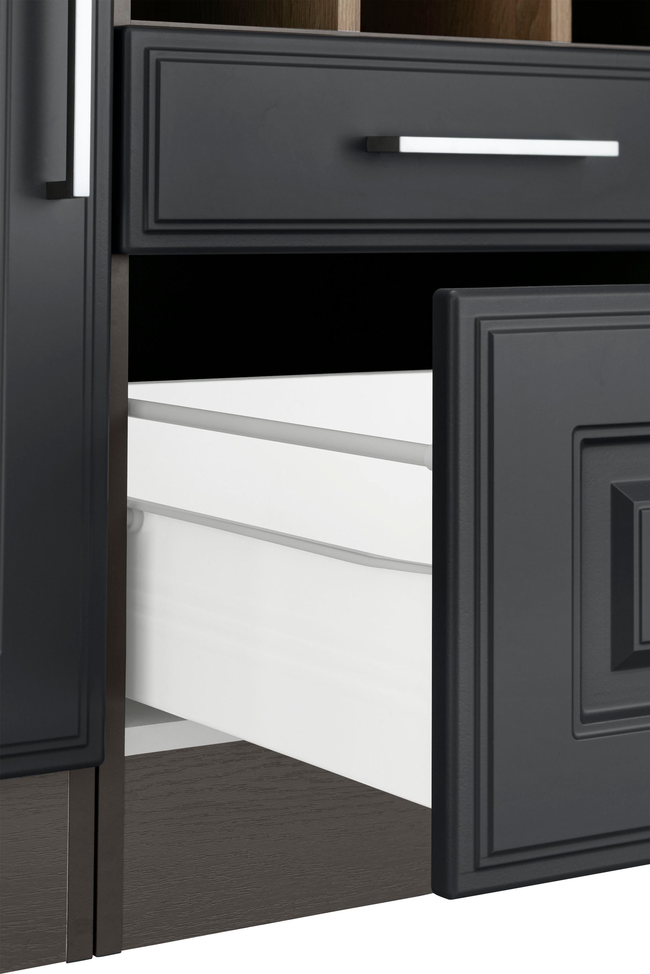 KOCHSTATION Unterschrank »KS-Stockholm« 150 cm breit, hochwertige MDF-Fronten mit Fräsung, viel Stauraum