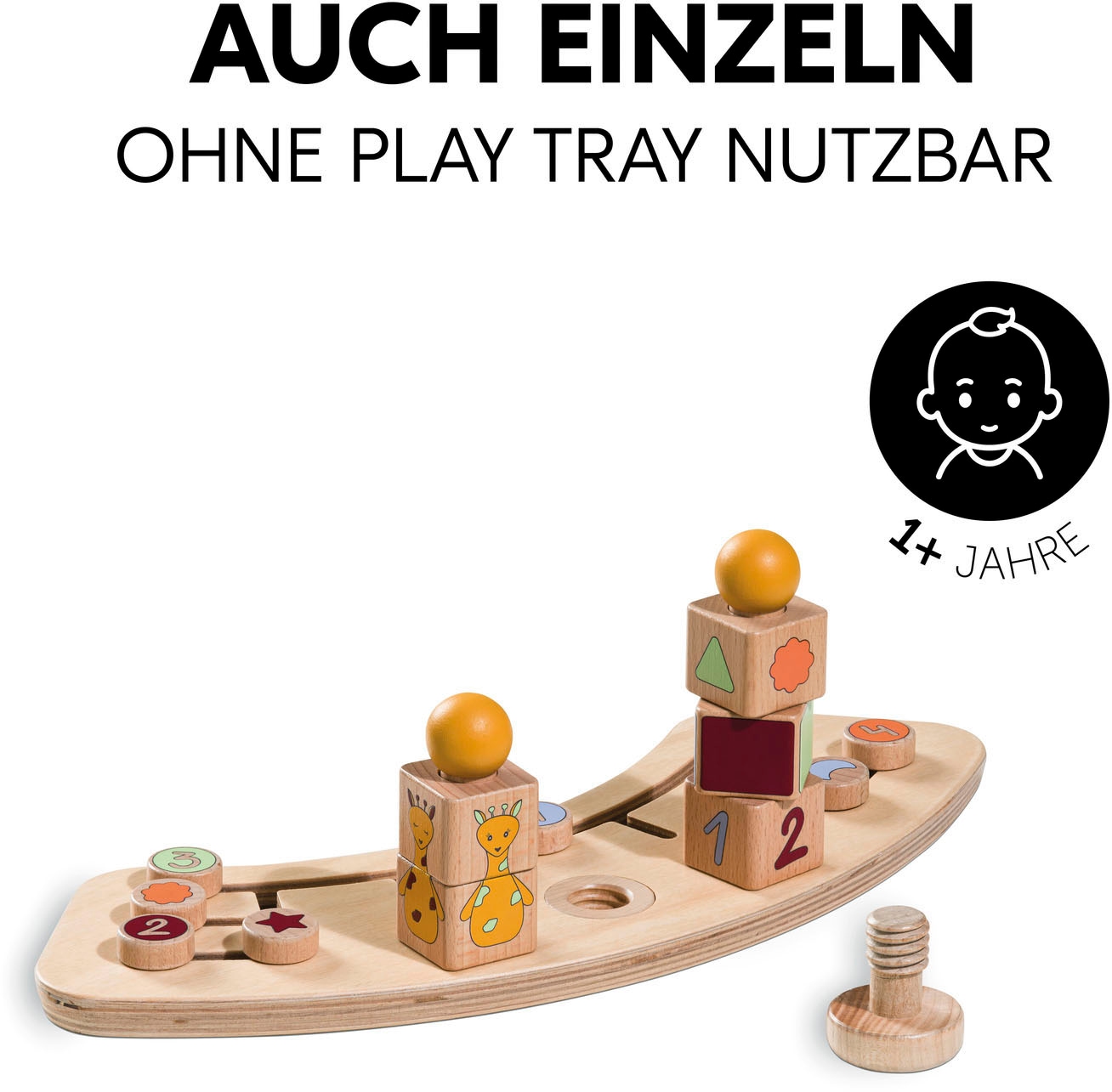 Hauck Jouets à enficher »Play Sorting Giraffe« FSC® - schützt Wald