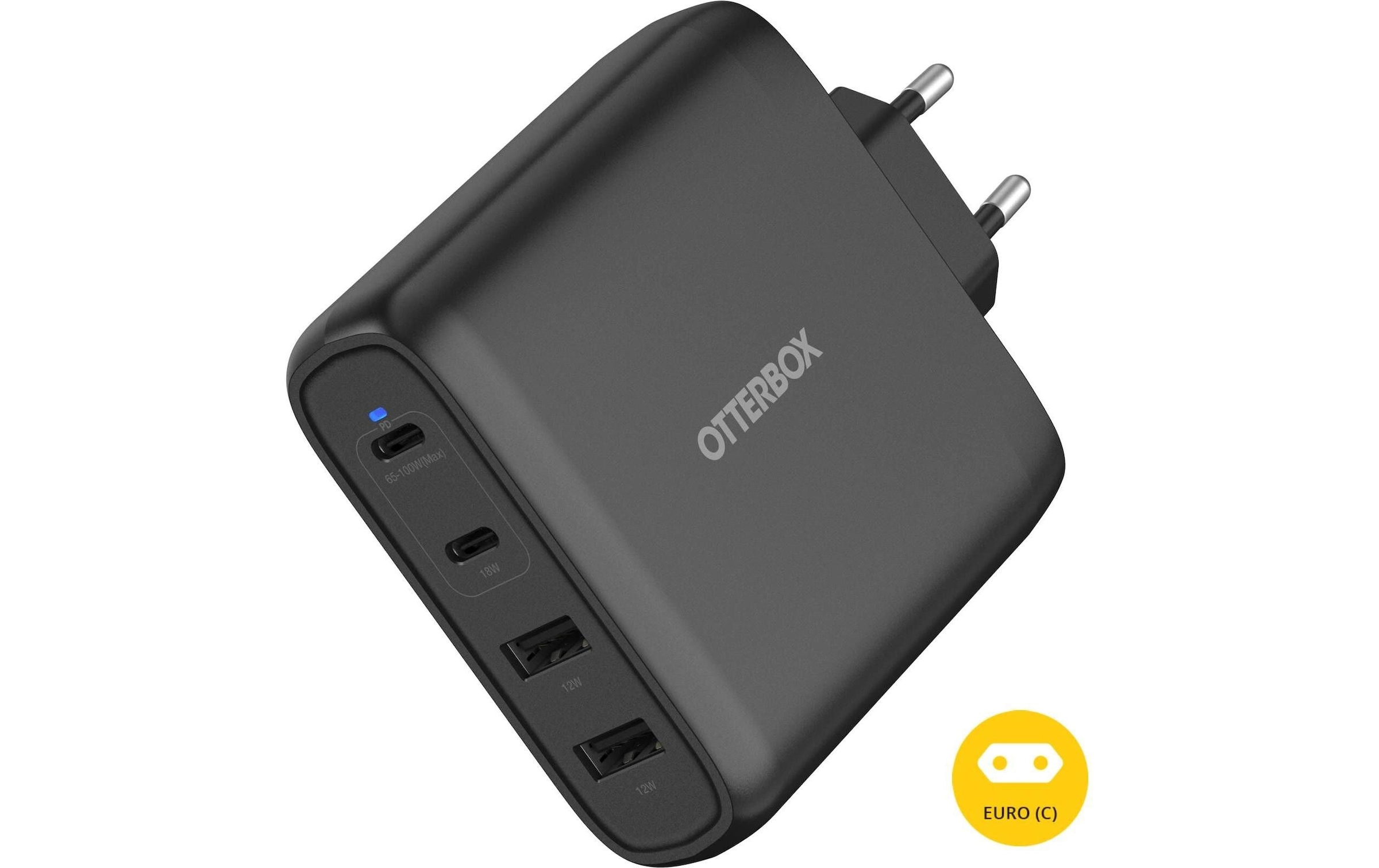 Otterbox Chargeur USB »Wall Charger 100W GaN 2x USB-C & 2x USB-A« USB-Power Delivery (PD)