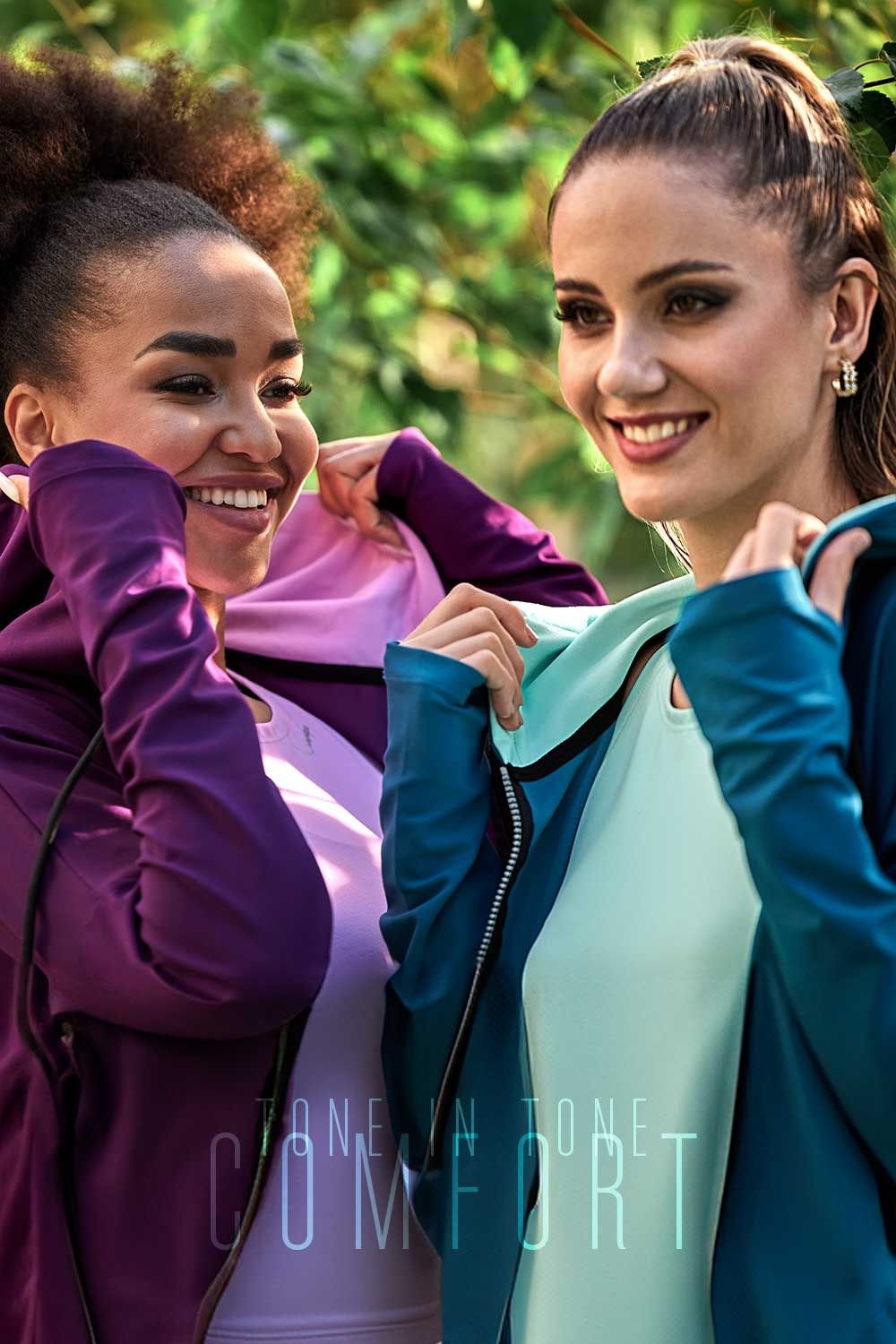 Winshape Veste d'entraînement »Functional Comfort Jacket J008C« mit Ton-in-Ton-Farbakzent