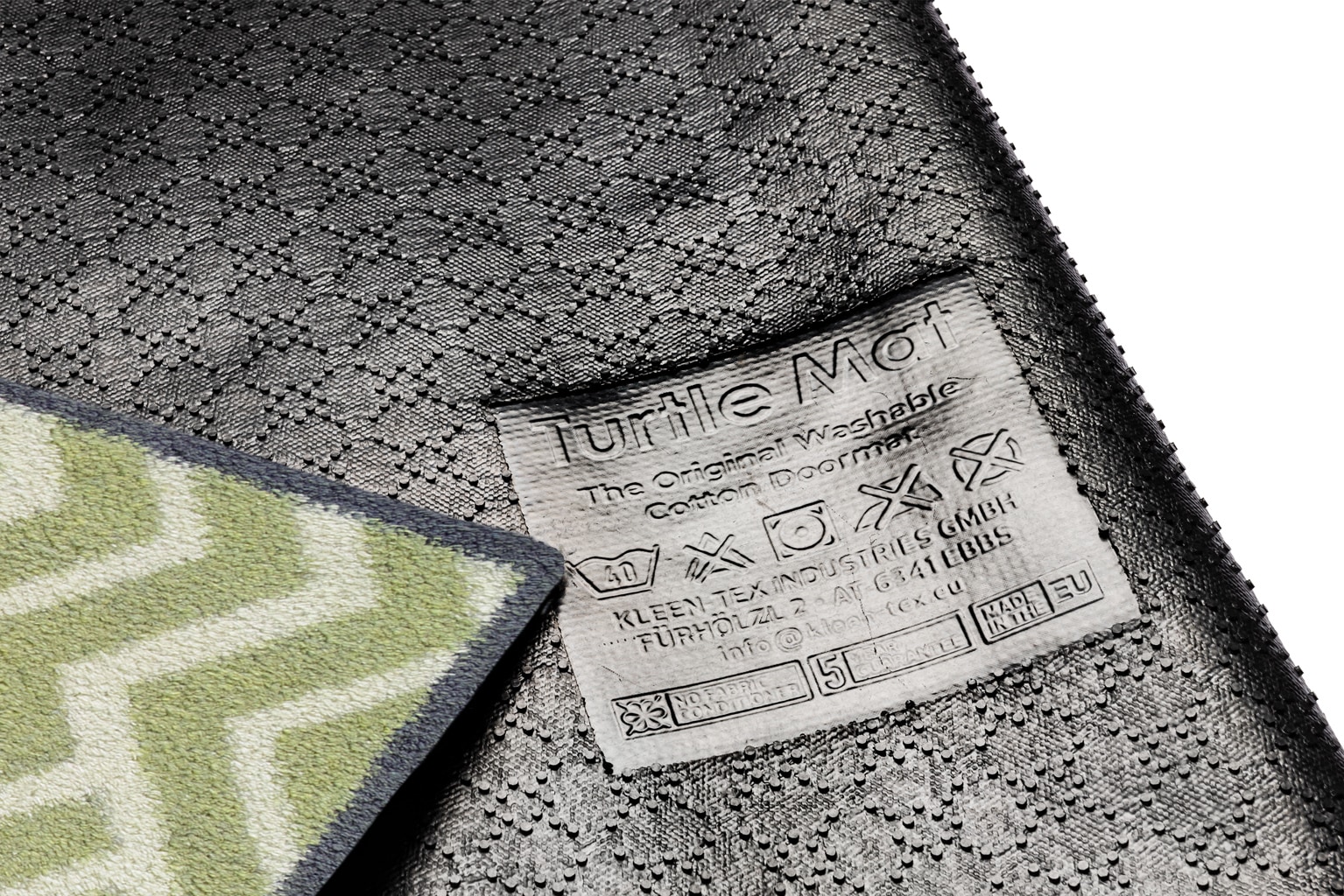 Turtle Mat Tapis de sol »Herringbone Green« Rectangulaire 9 mm Höhe