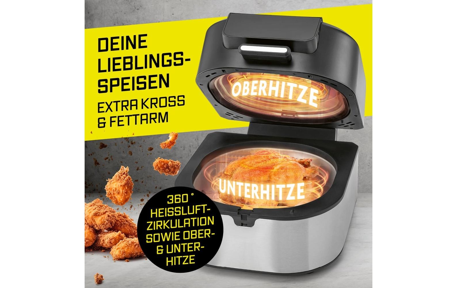 GOURMETmaxx Heissluftfritteuse »5,5 l« 2000 W