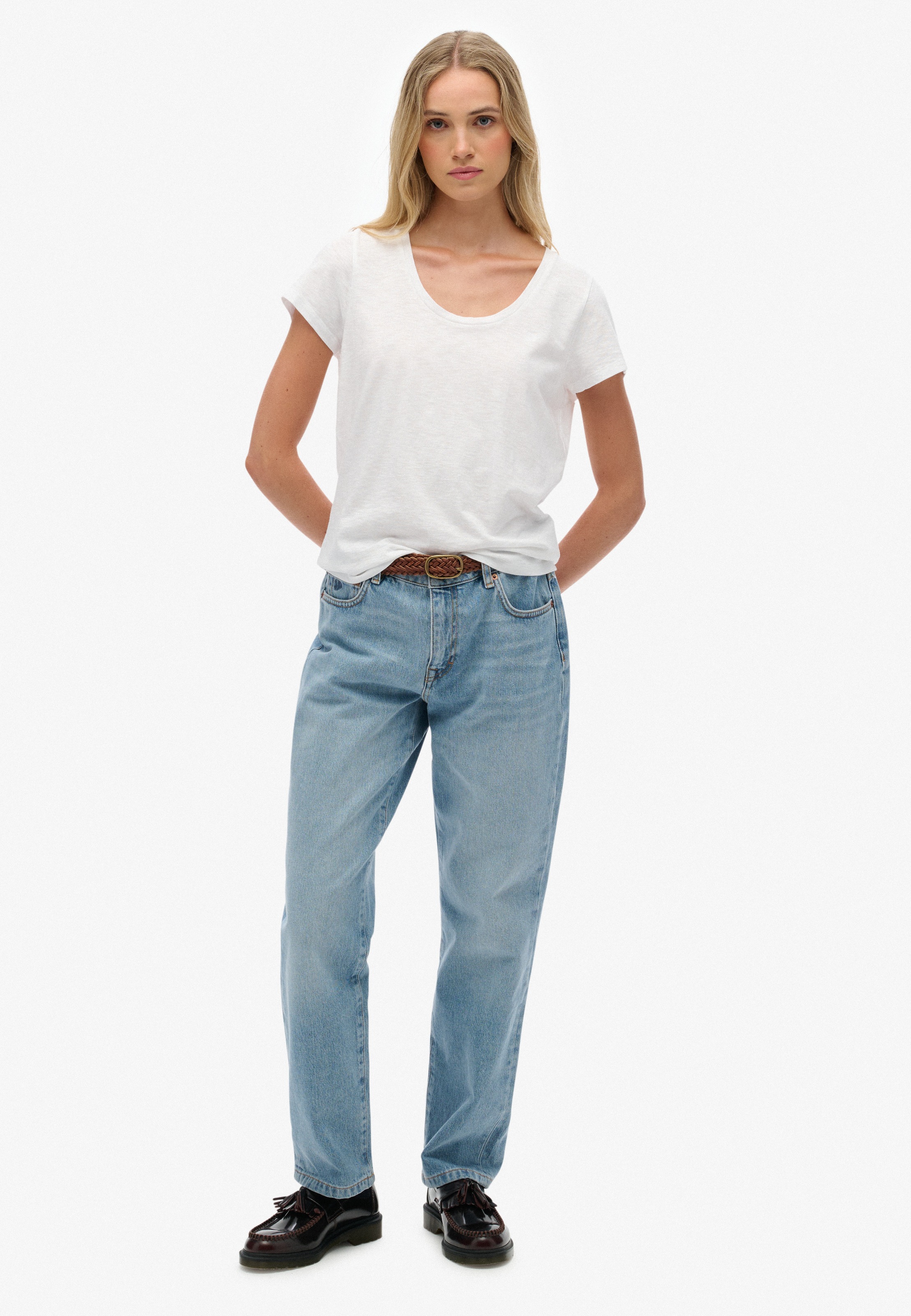 Superdry T-shirt »STUDIOS SCOOP NECK TEE«