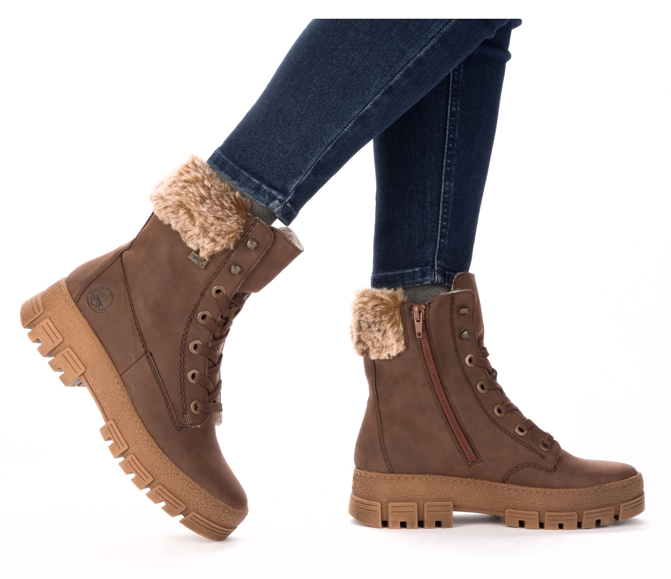 Rieker Bottes d'hiver  bottes d'hiver, boots à plateforme avec membrane imperméable riekerTEX