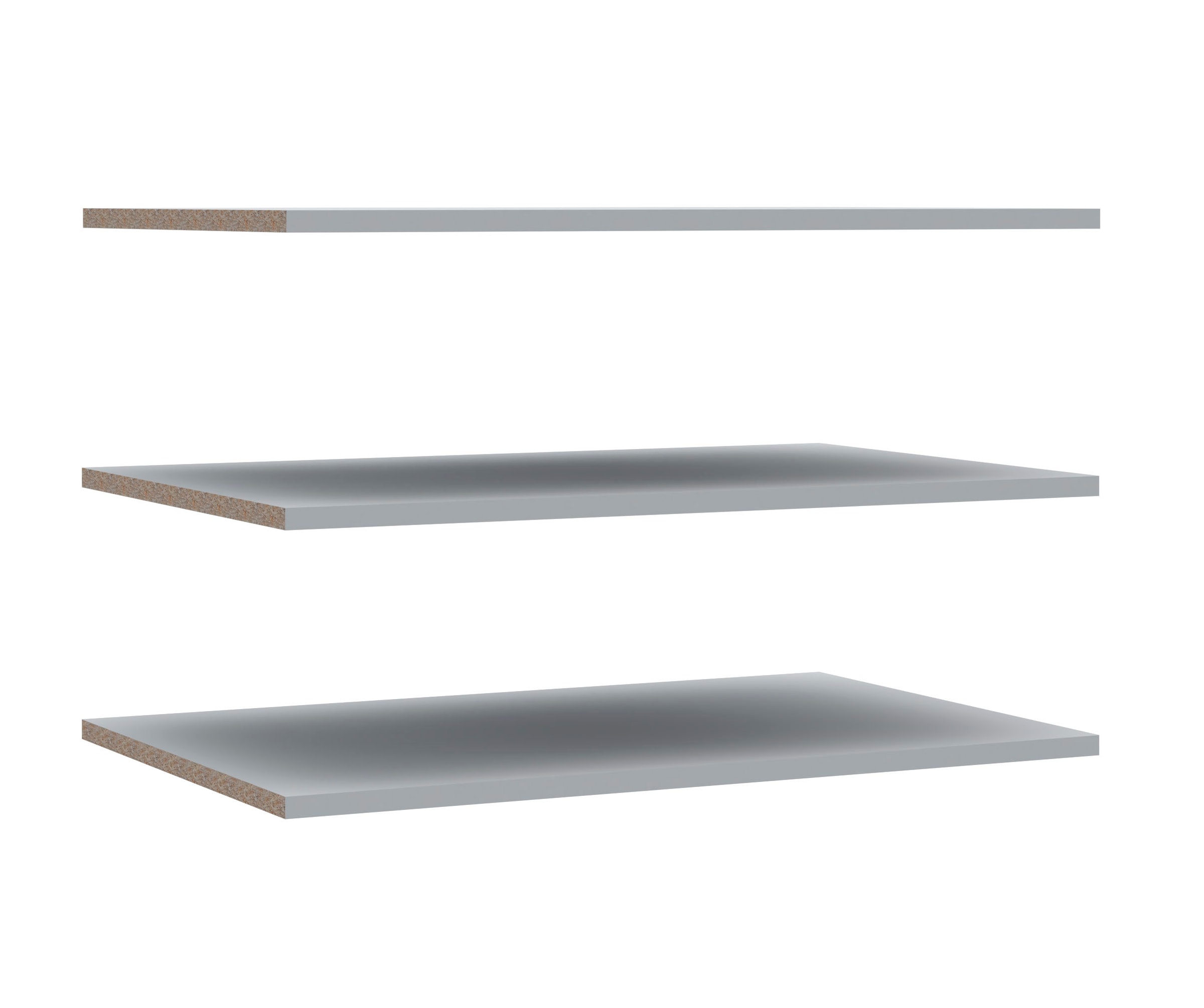 FORTE Einlegeboden Set,  3-er Set, Breite 57,7 cm