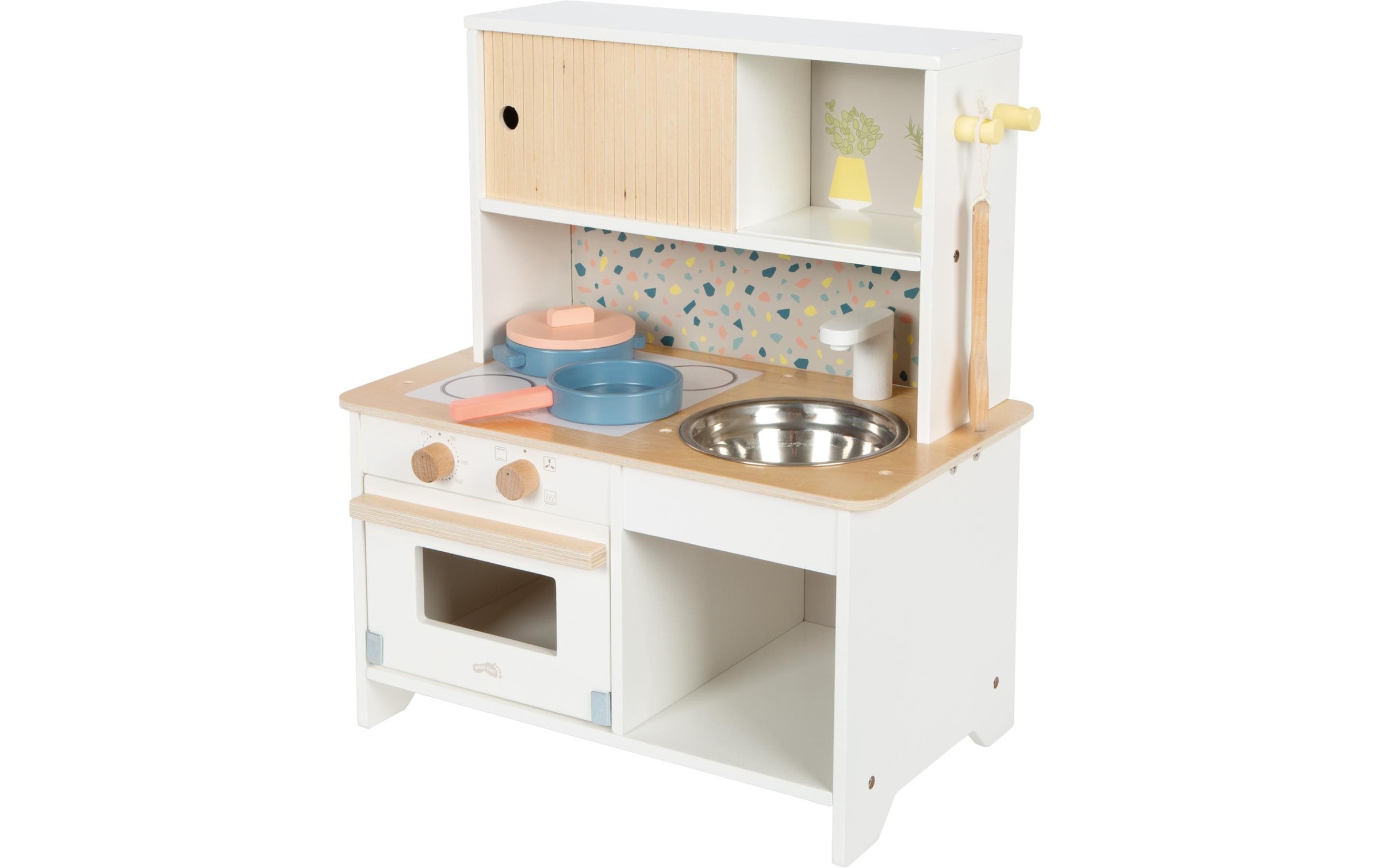 Small Foot Spielküche »Kinderküche Terrazzo kompakt«