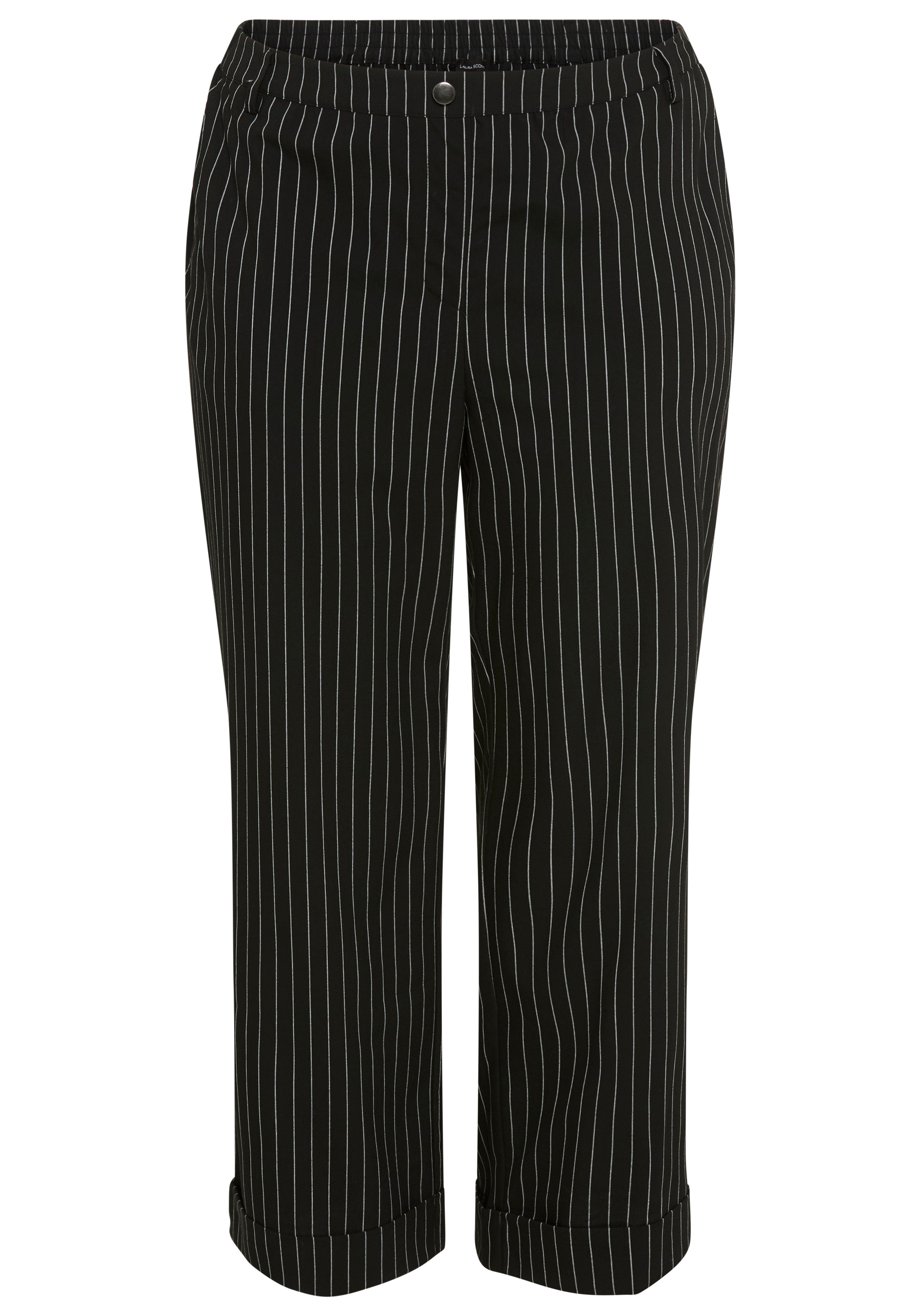 Laura Scott CURVE Pantalon à enfiler »Grosse Grössen«  avec ceinture élastique, coupe ajustée