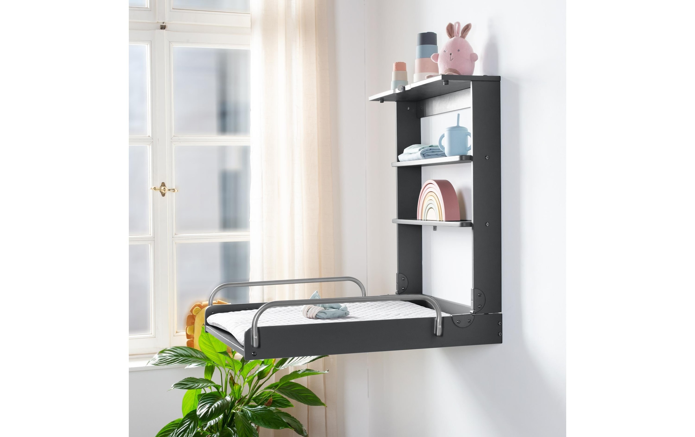 roba® Wickelkommode »roba Wandwickelregal «