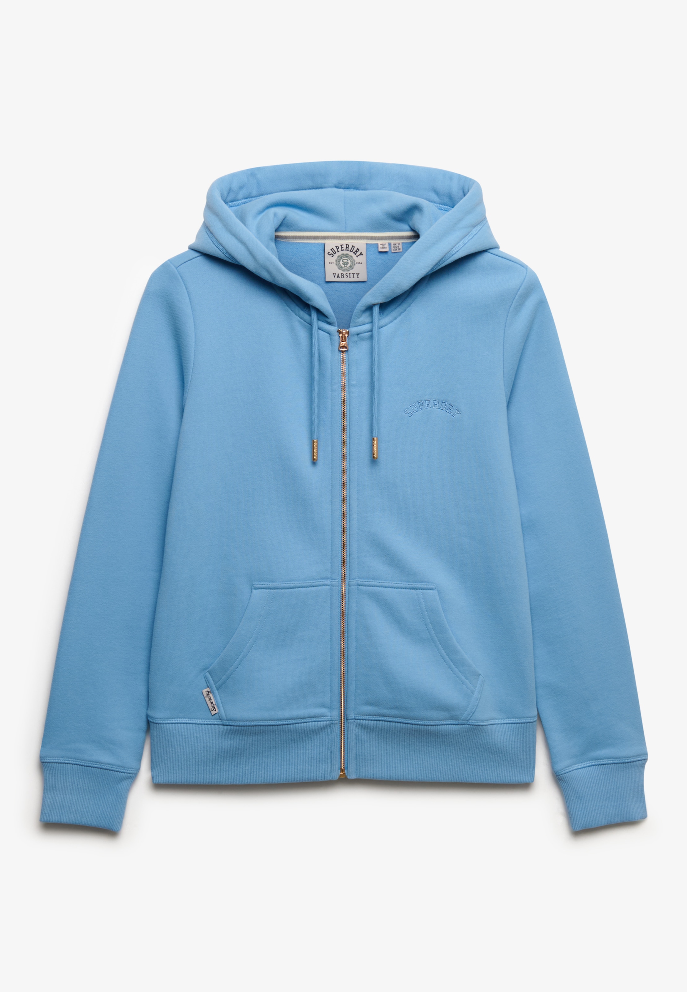 Superdry Sweat à capuche »Essential Logo Ziphood Hb« Mit Logostickerei