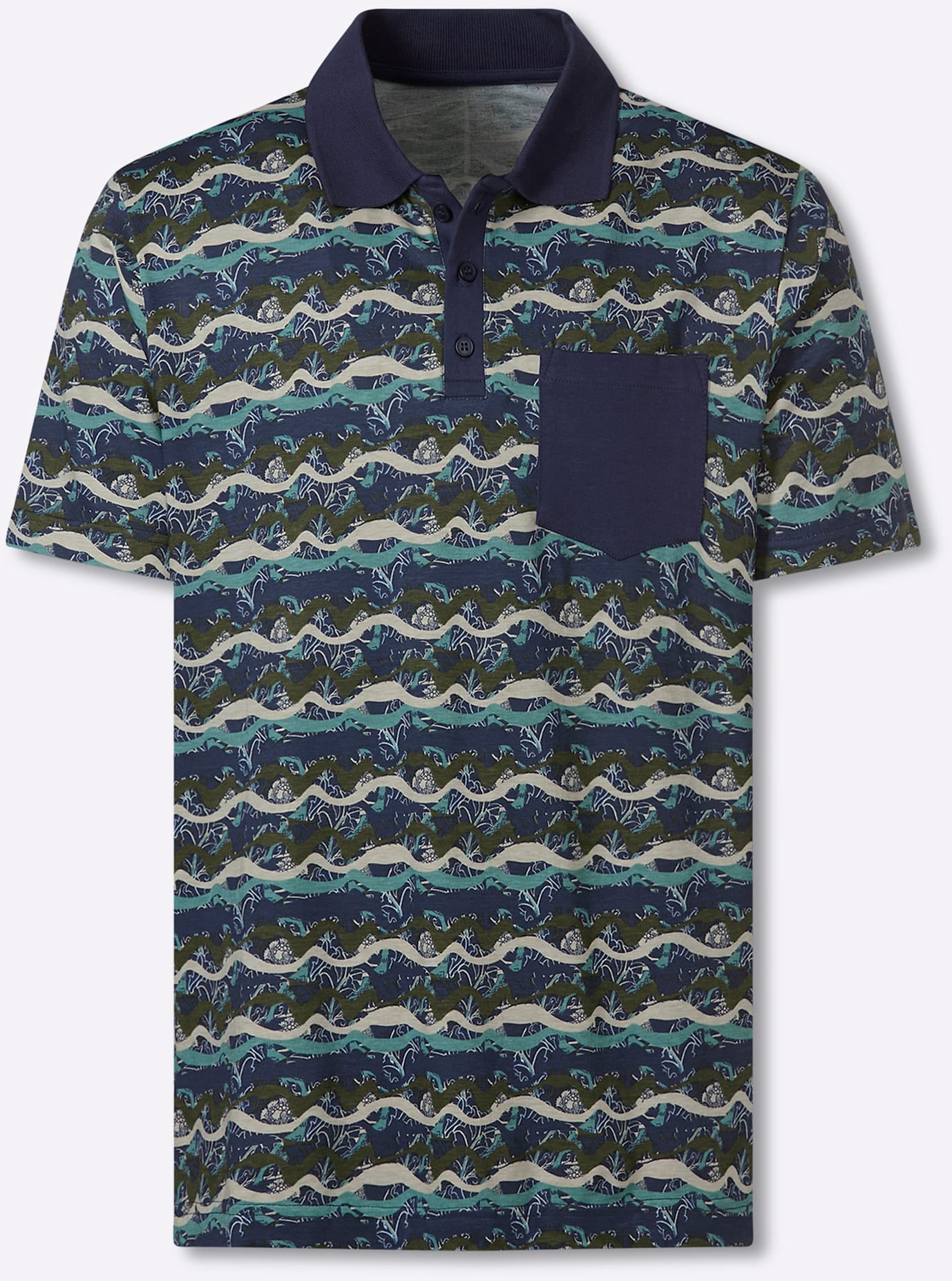 Marco Donati Kurzarmshirt »Kurzarm-Poloshirt«, 1 tlg.
