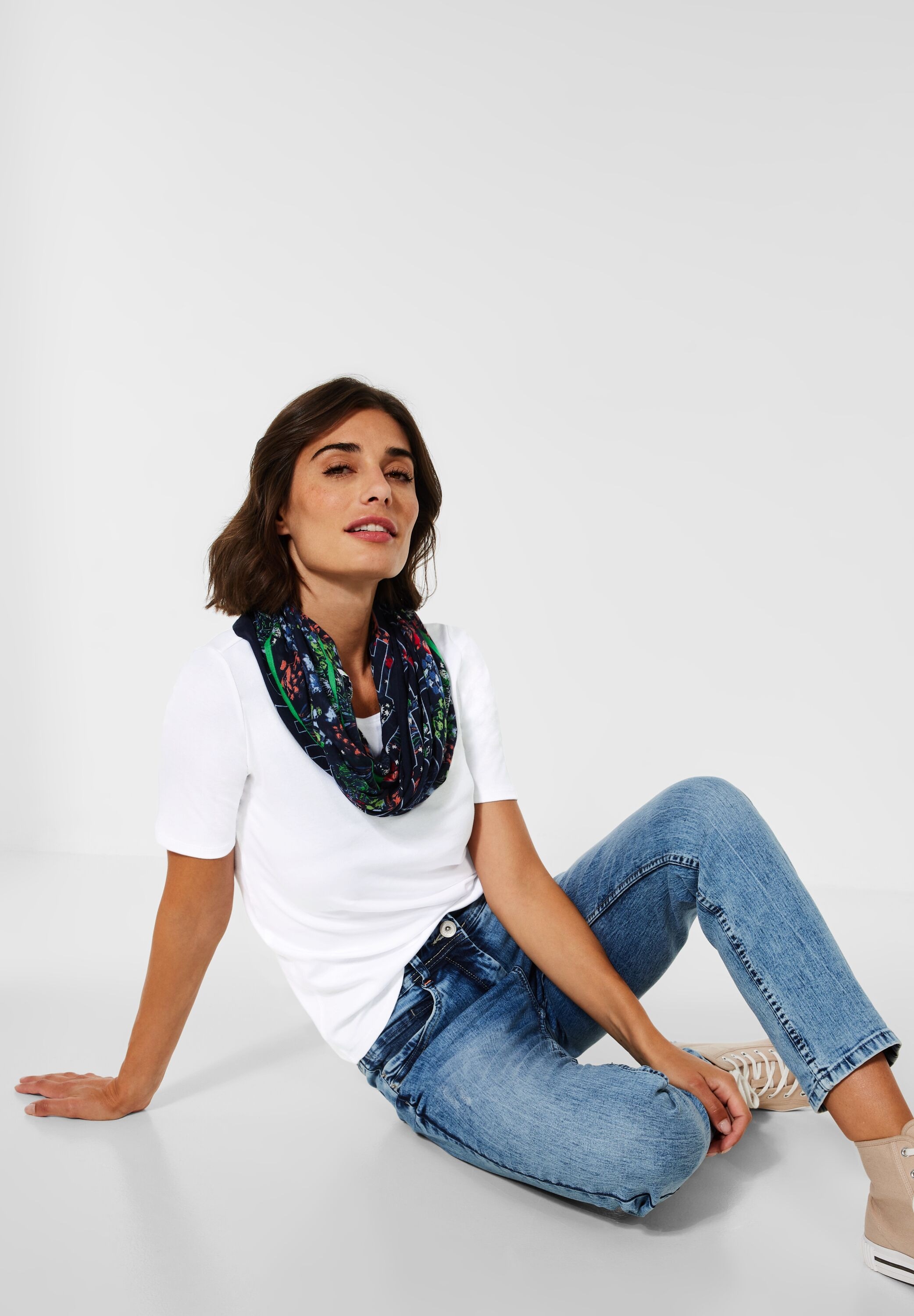 Cecil T-Shirt »Style Lena« mit klassischem Rundhalsausschnitt