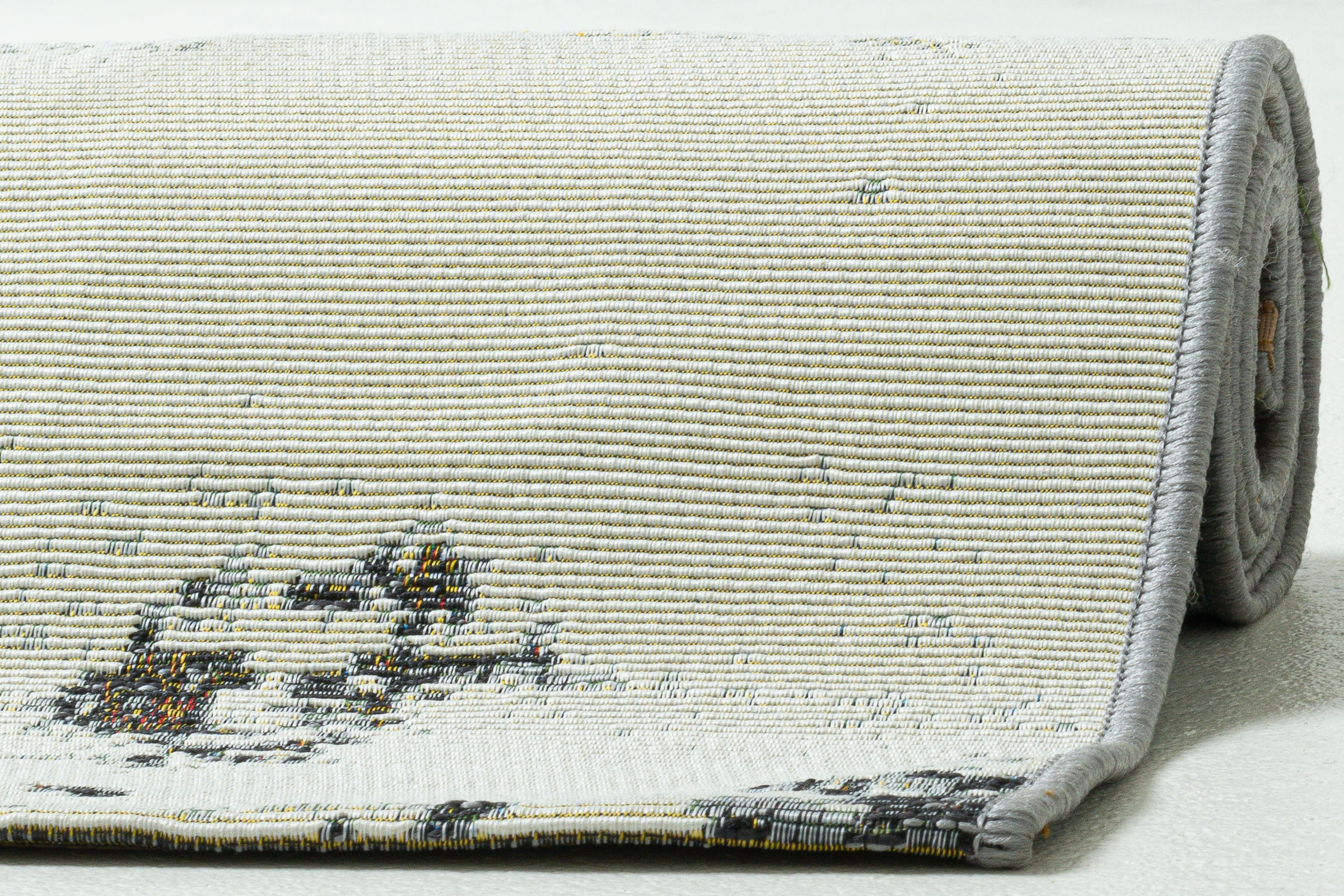 Sansibar Tapis »Rantum Beach SA-028« Rectangulaire 3 mm Höhe tissu plat, design moderne, motif Sylt, adapté intérieur et extérieur