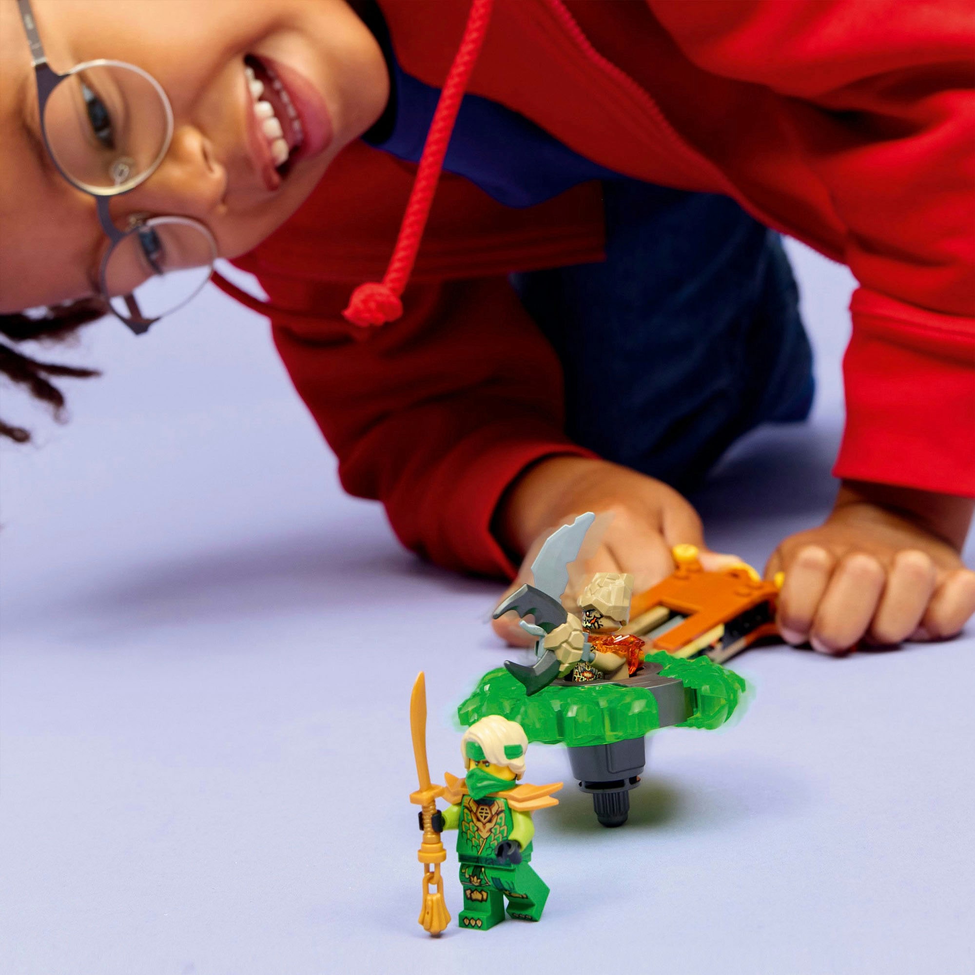 LEGO® Pions de construction »Lloyd vs. Erdmonster-Spinner (71850), LEGO Ninjago«