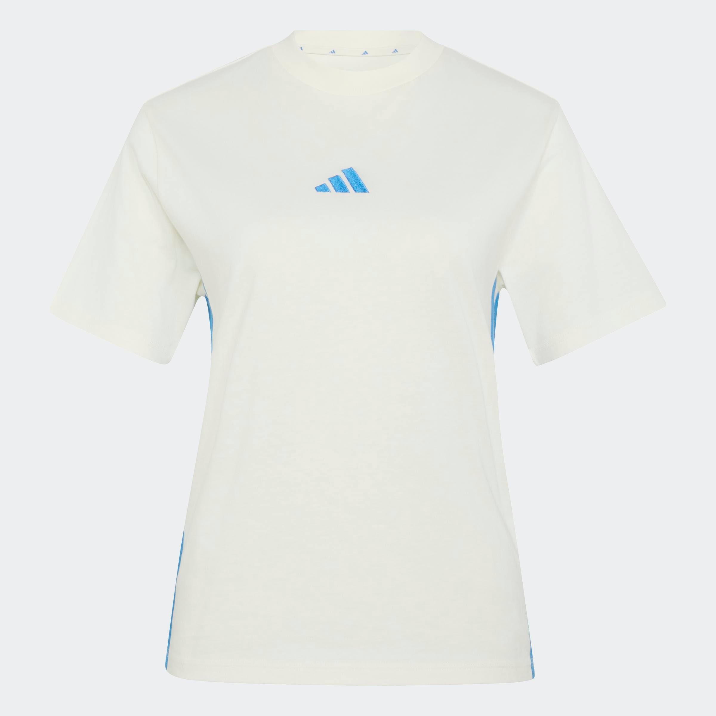 adidas Sportswear T-shirt »ESSENTIALS 3-STREIFEN COTTON«