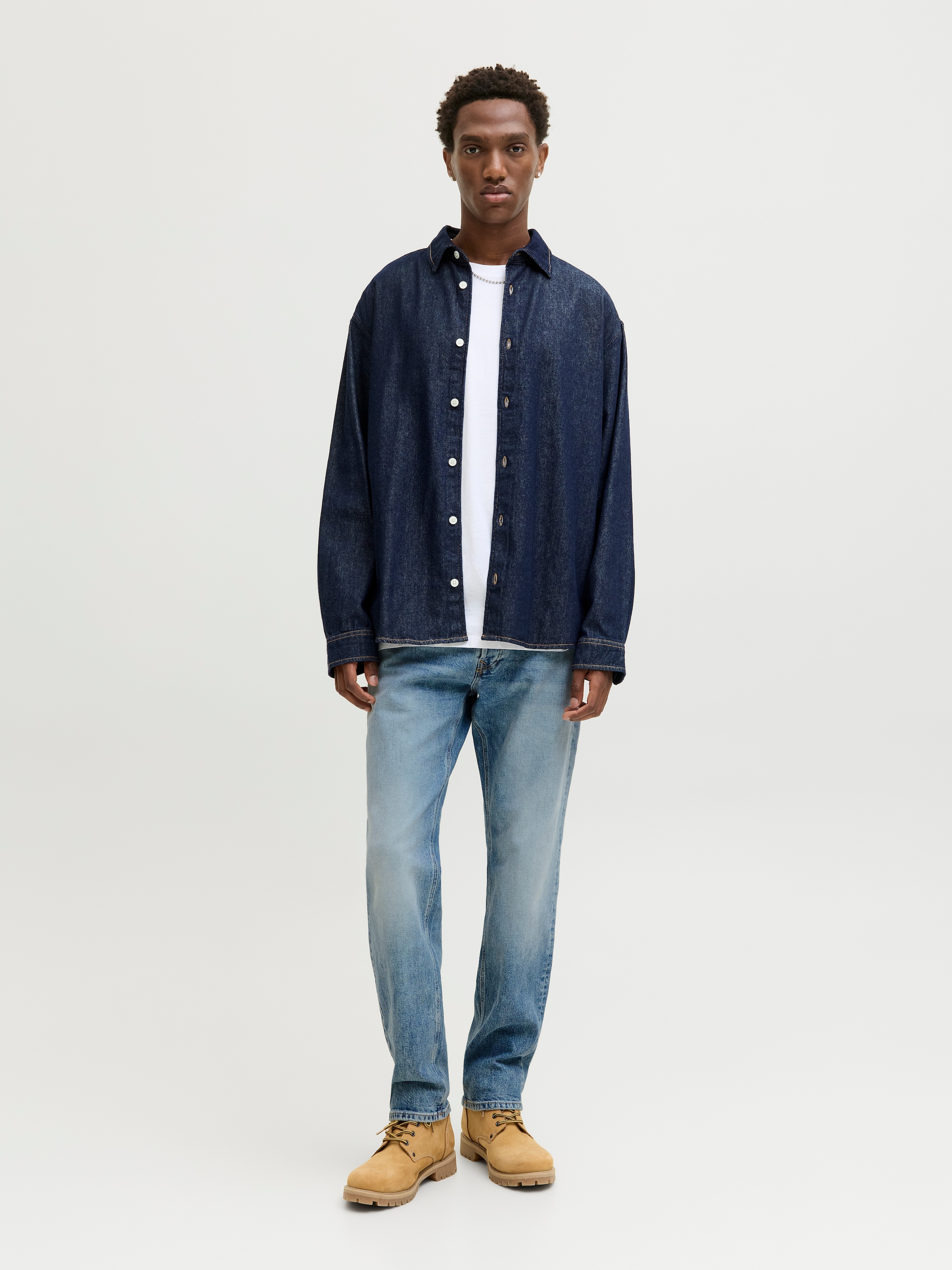 Jack & Jones Tapered-fit-Jeans »JJIMIKE JJWELLS JJ« Baumwollmischung, comfort fit