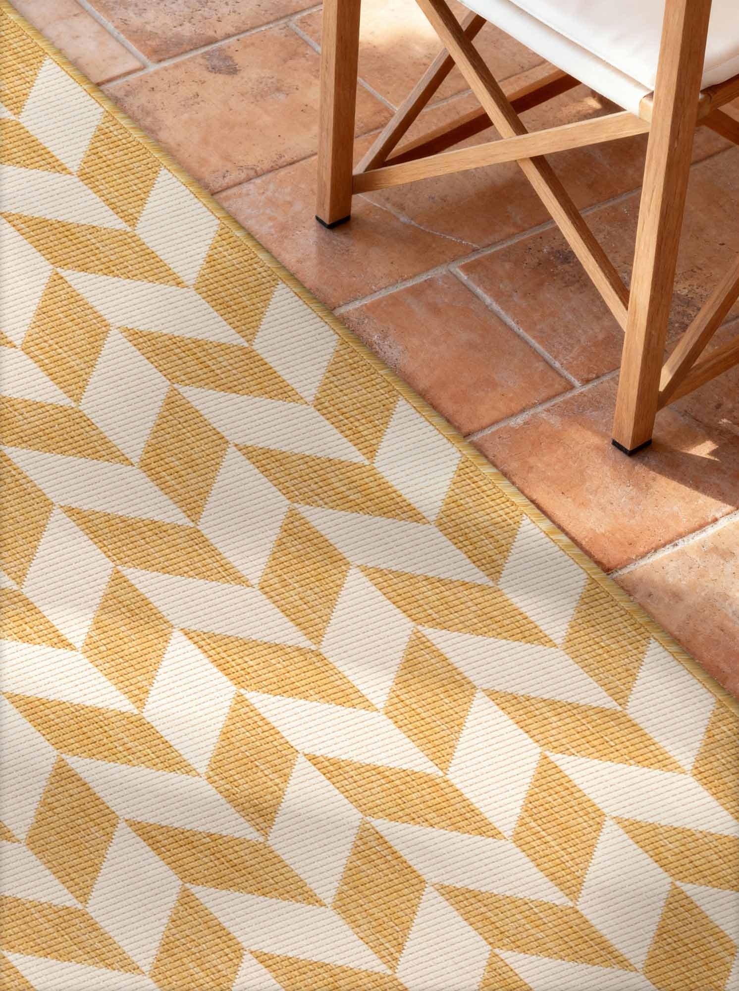 Ted Baker Teppich »Terrick , Wendeteppich« rechteckig 8 mm Höhe Designteppich, Wetterfest, Pflegeleicht, Modern, Wohnzimmer, Terrasse